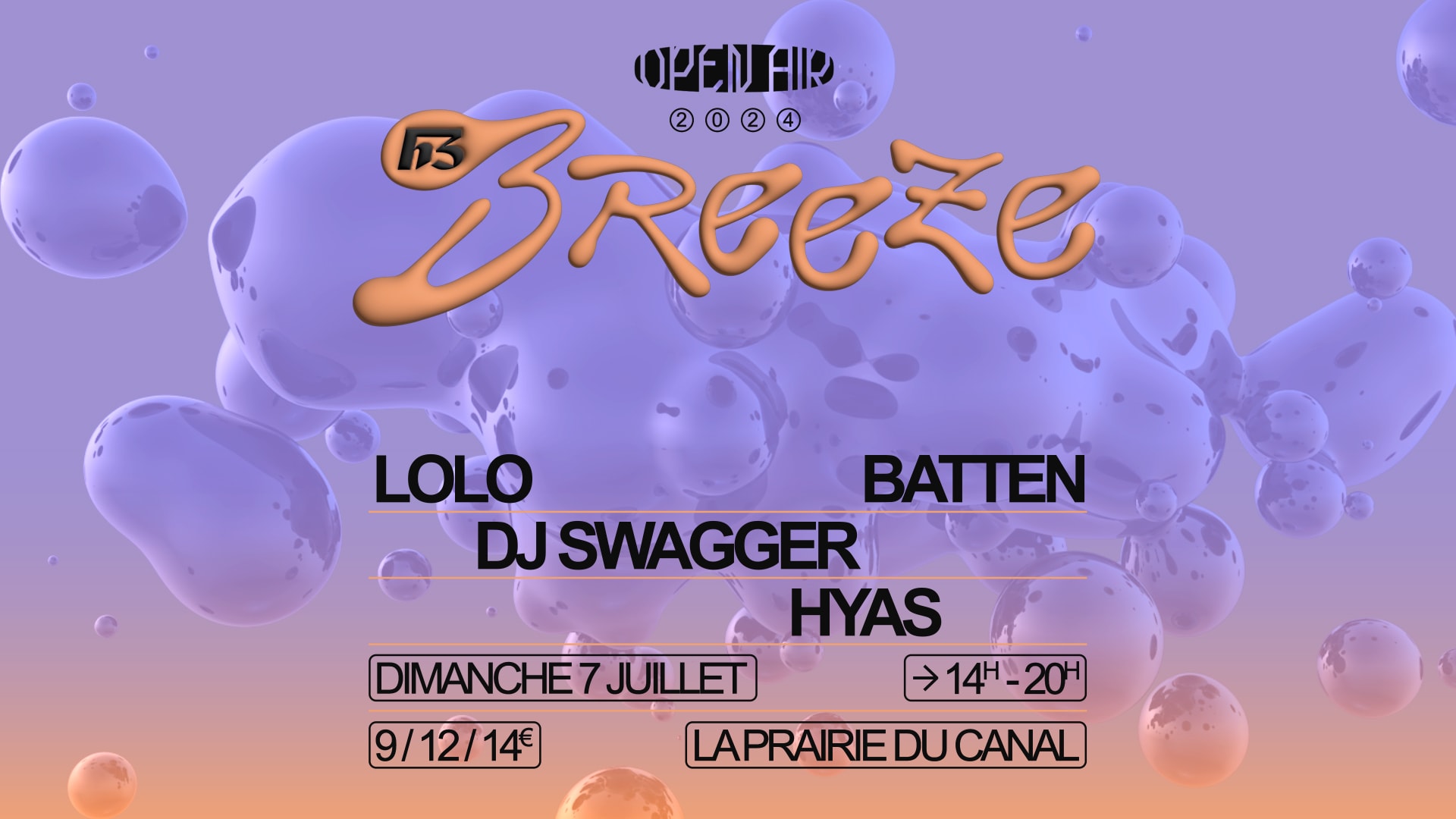 H3 Breeze // Dj Swagger, Hyas, Lolo Batten