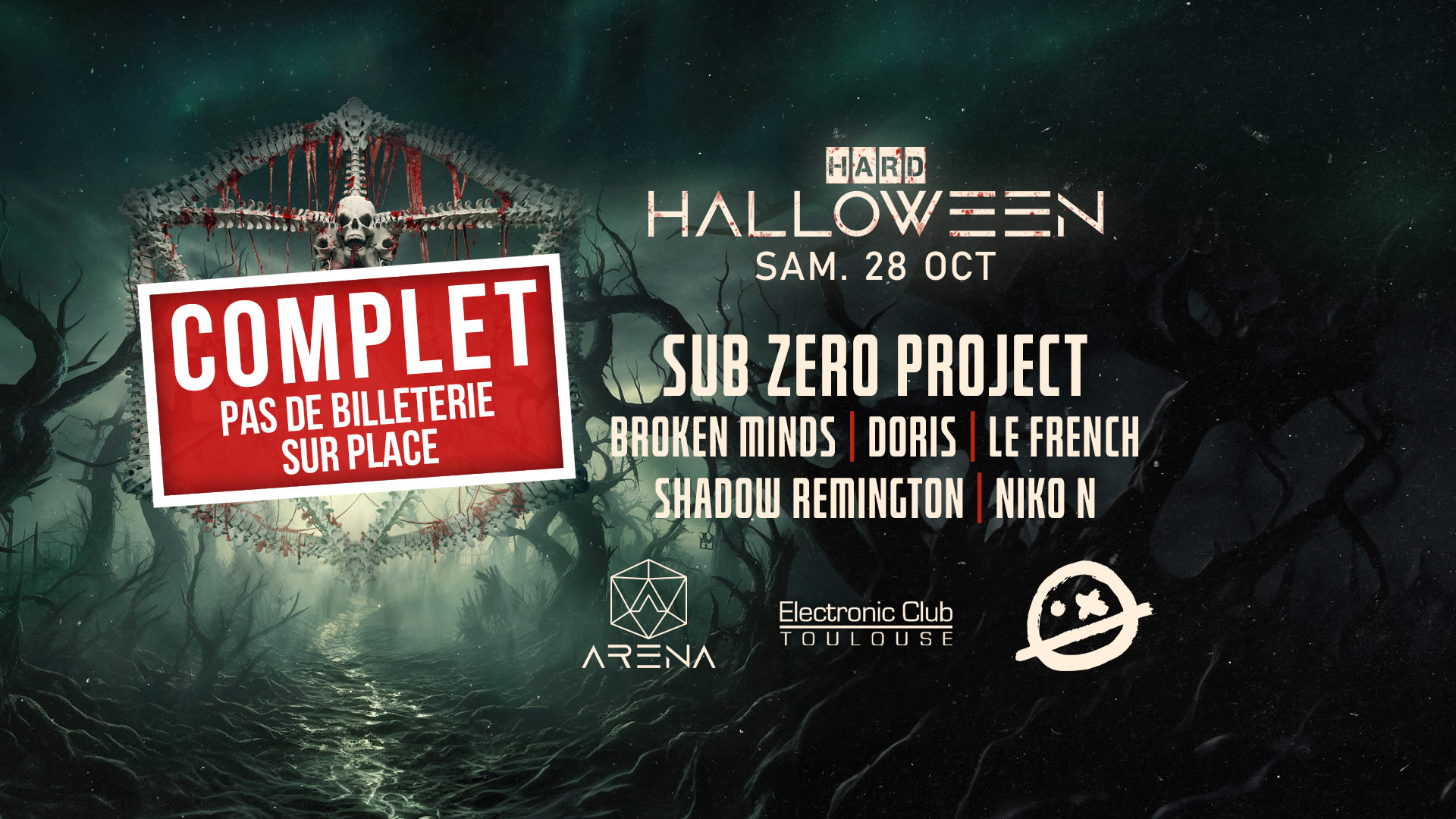 Hard Halloween W/ Sub Zero Project, Broken Minds, Doris...