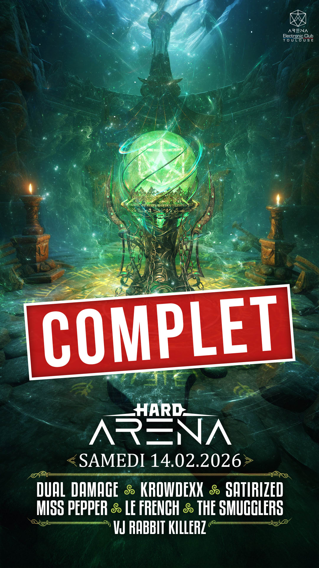 Complet /Hard Arena W/ Dual Damage, Krowdexx, Satirized...