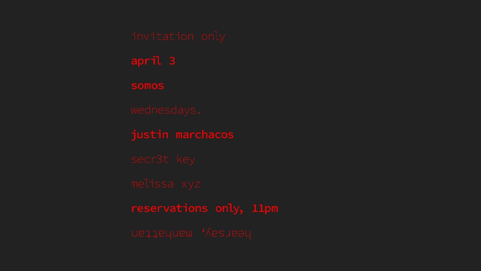 Hearsay: Somos W/ Justin Marchacos, Secr3t Key, Melissa Xyz
