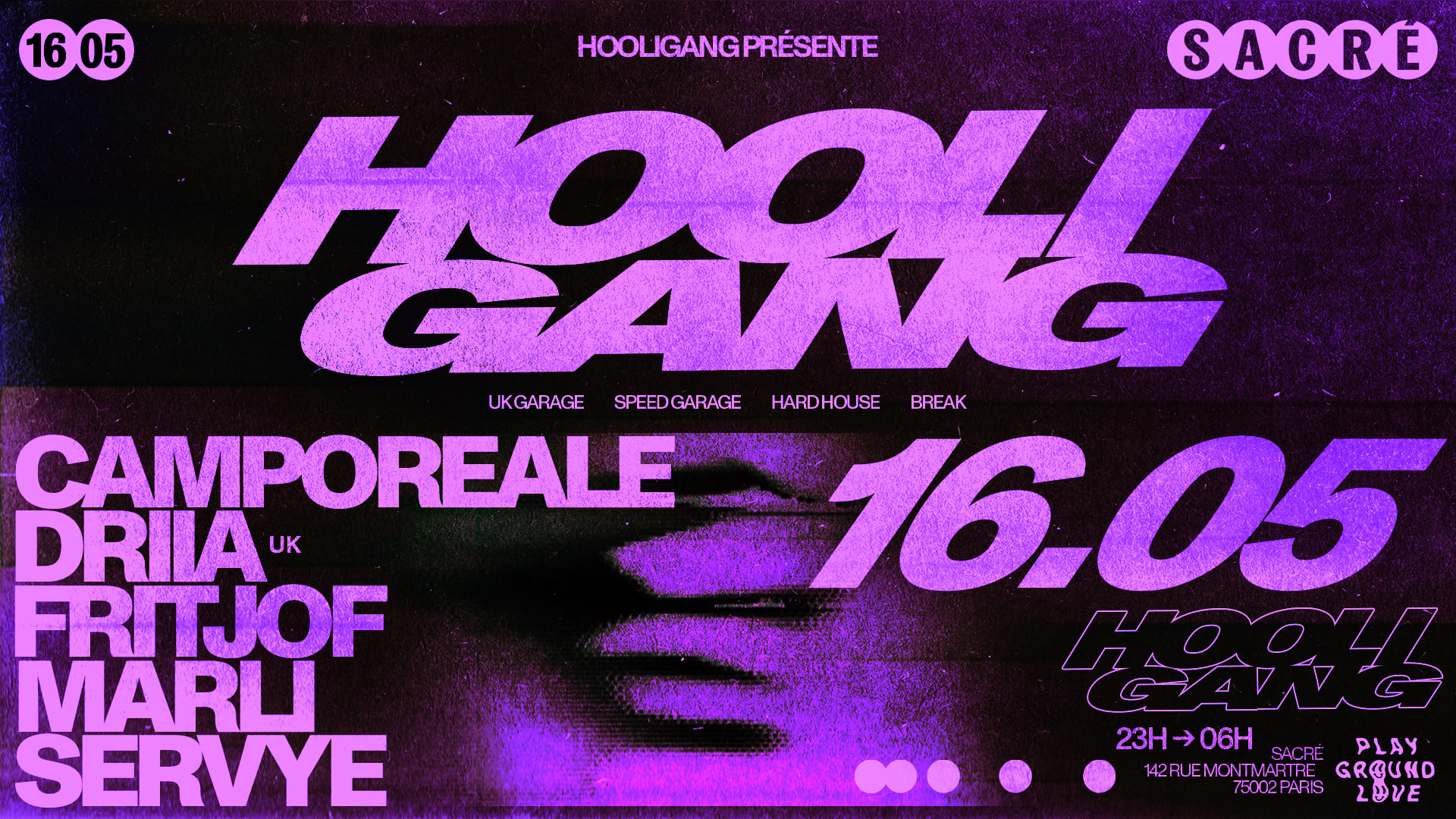 Hooligang Présente: Camporeale,Driia,Fritjof,Marli,Servye