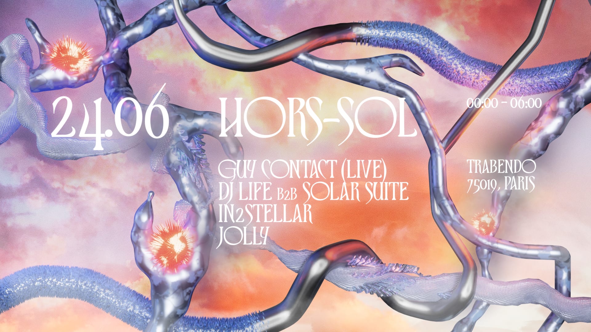 Hors-Sol X Trabendo : Guy Contact + Dj Life + Solar Suite + In2stellar