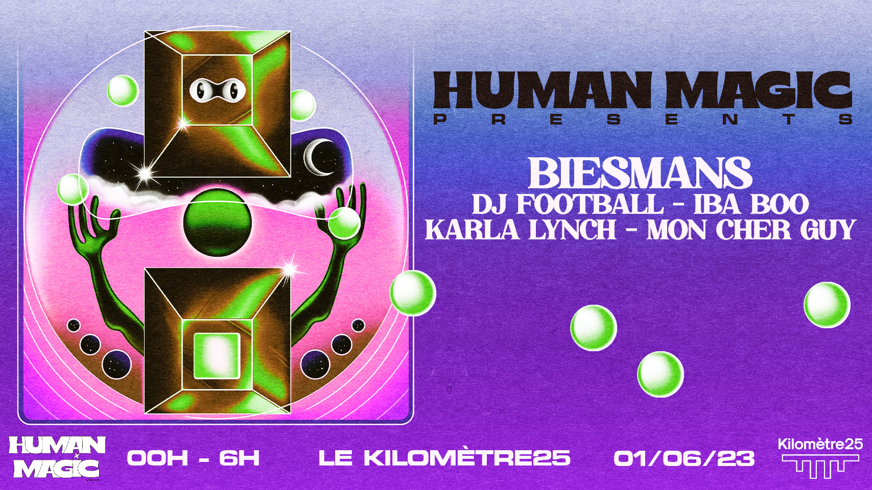 Km25 X Human Magic Records : Biesmans, Karla Lynch And More