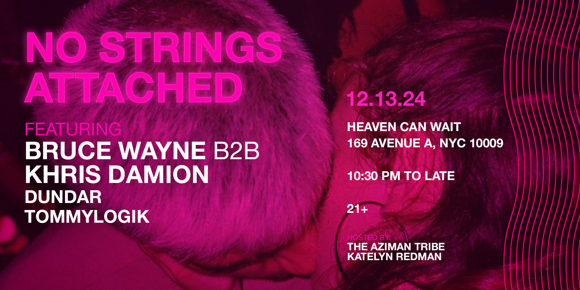 No Strings Attached House Music Party Bruce Wayne B2b Khris