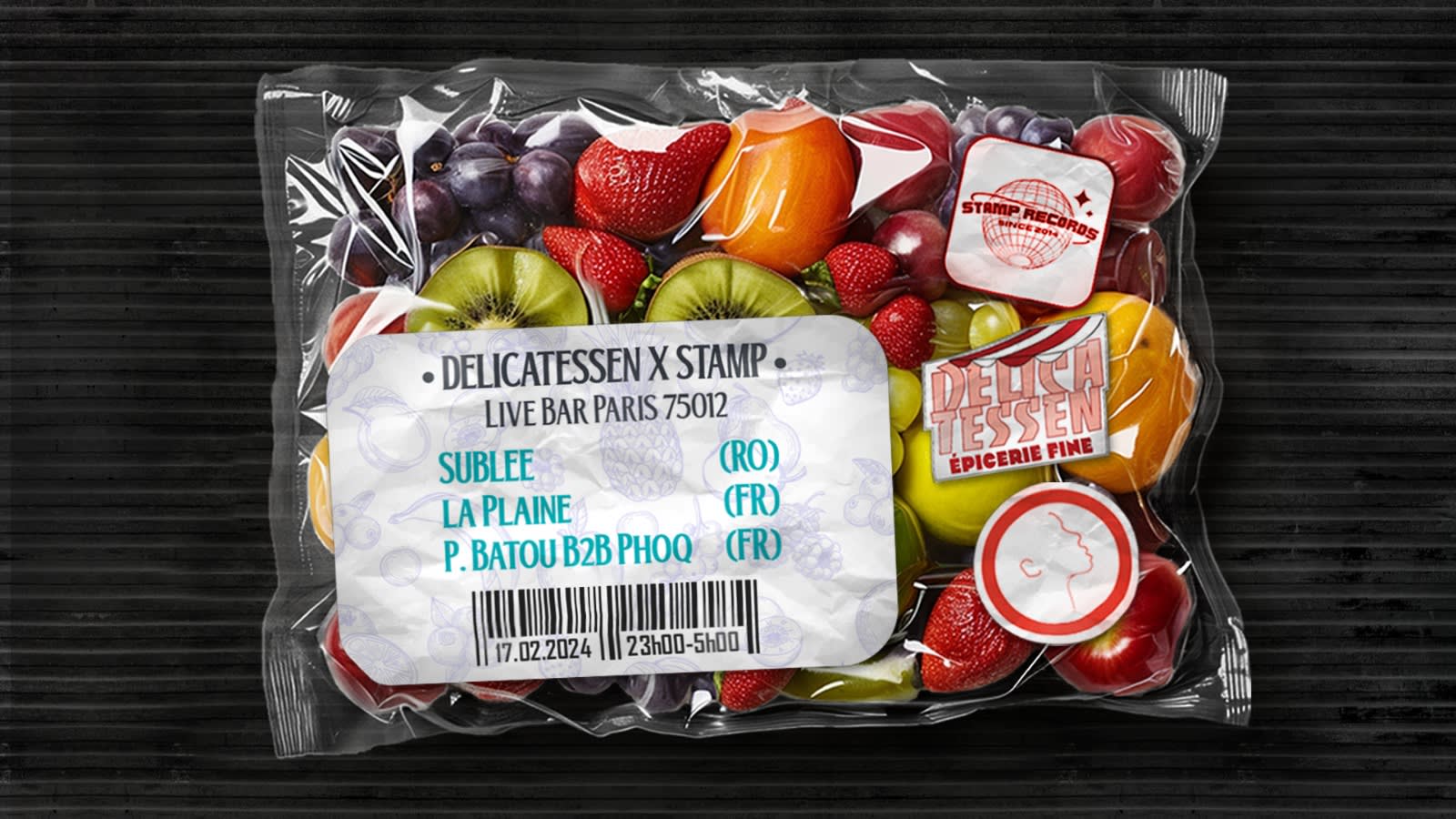 Delicatessen X Stamp Invitent : Sublee