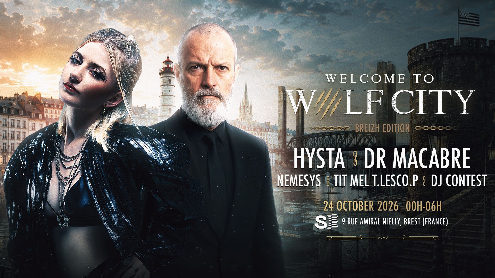 Wolf City Bzh Edition | Hysta, Dr.Macabre, Nemesys, Tit Mel