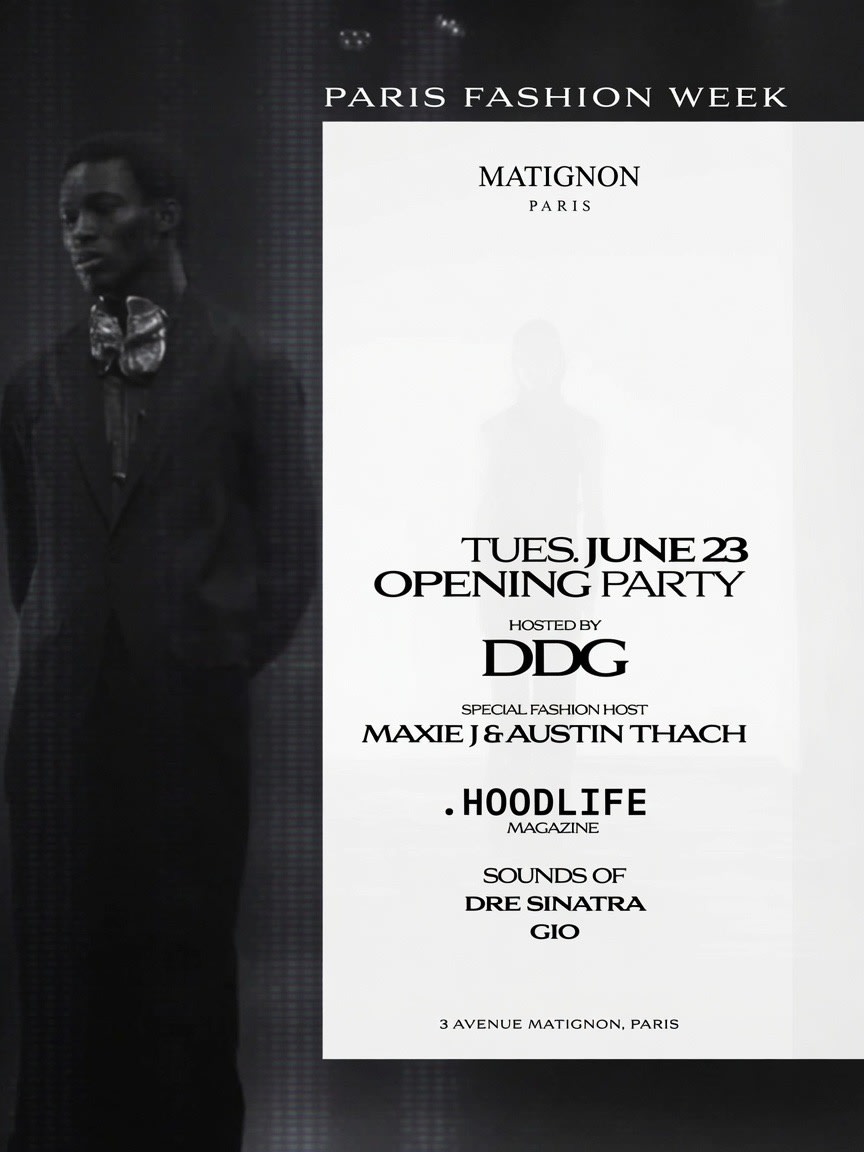 Ddg @ Matignon Opening Fashion Week