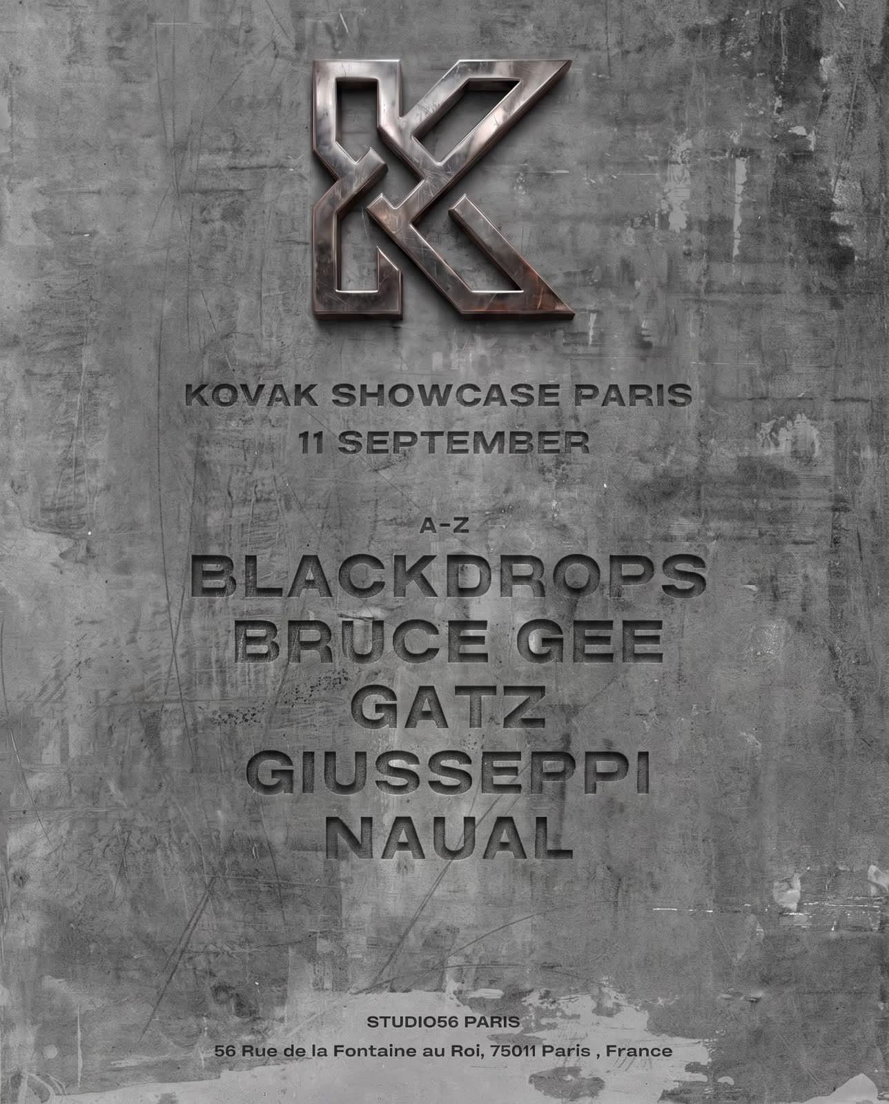 Kovak Showcase Paris