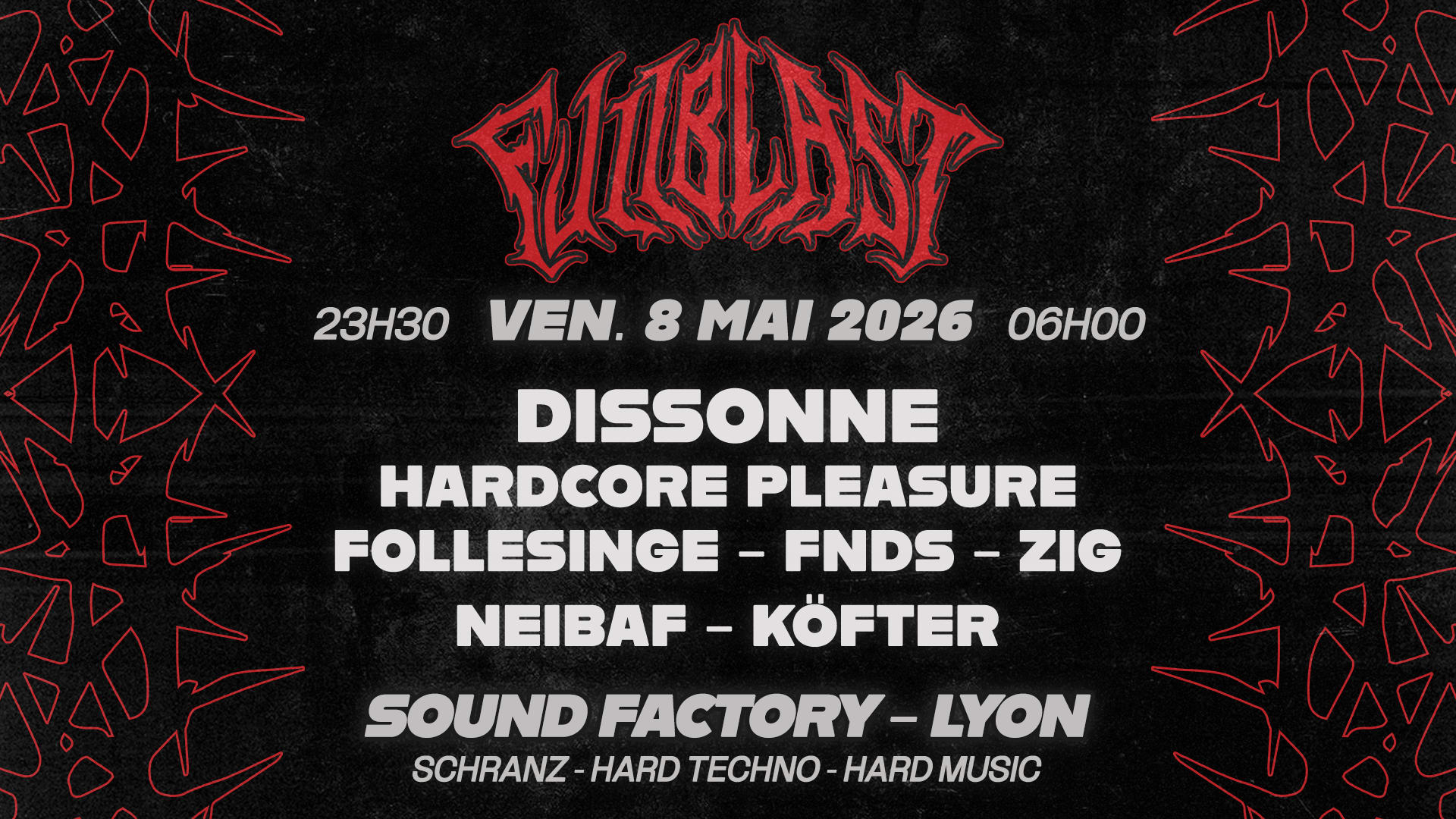 Fullblast X Soundfactory: Dissonne, Follesinge ,Fnds...