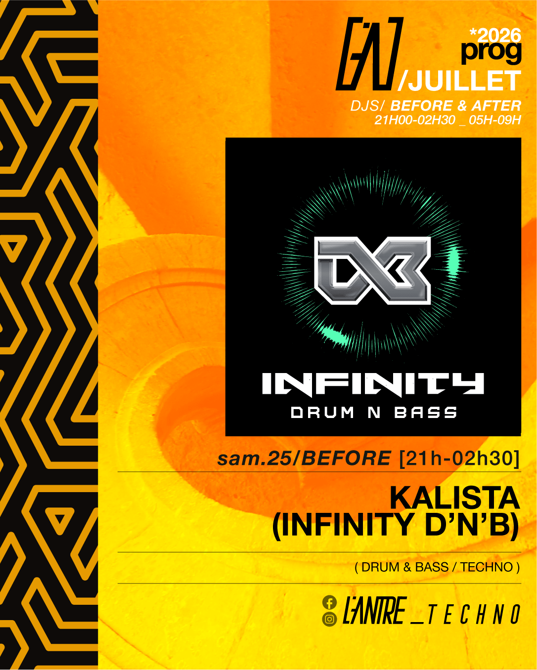 Kalista (Infinity D’N’B) — Drum & Bass / Techno