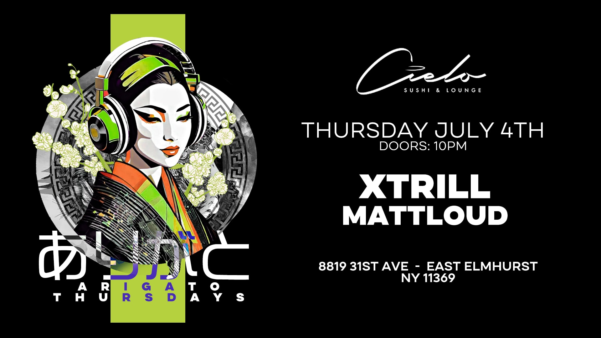 Arigato Thursdays W/  Xtrill & Mattloud 7.4.24