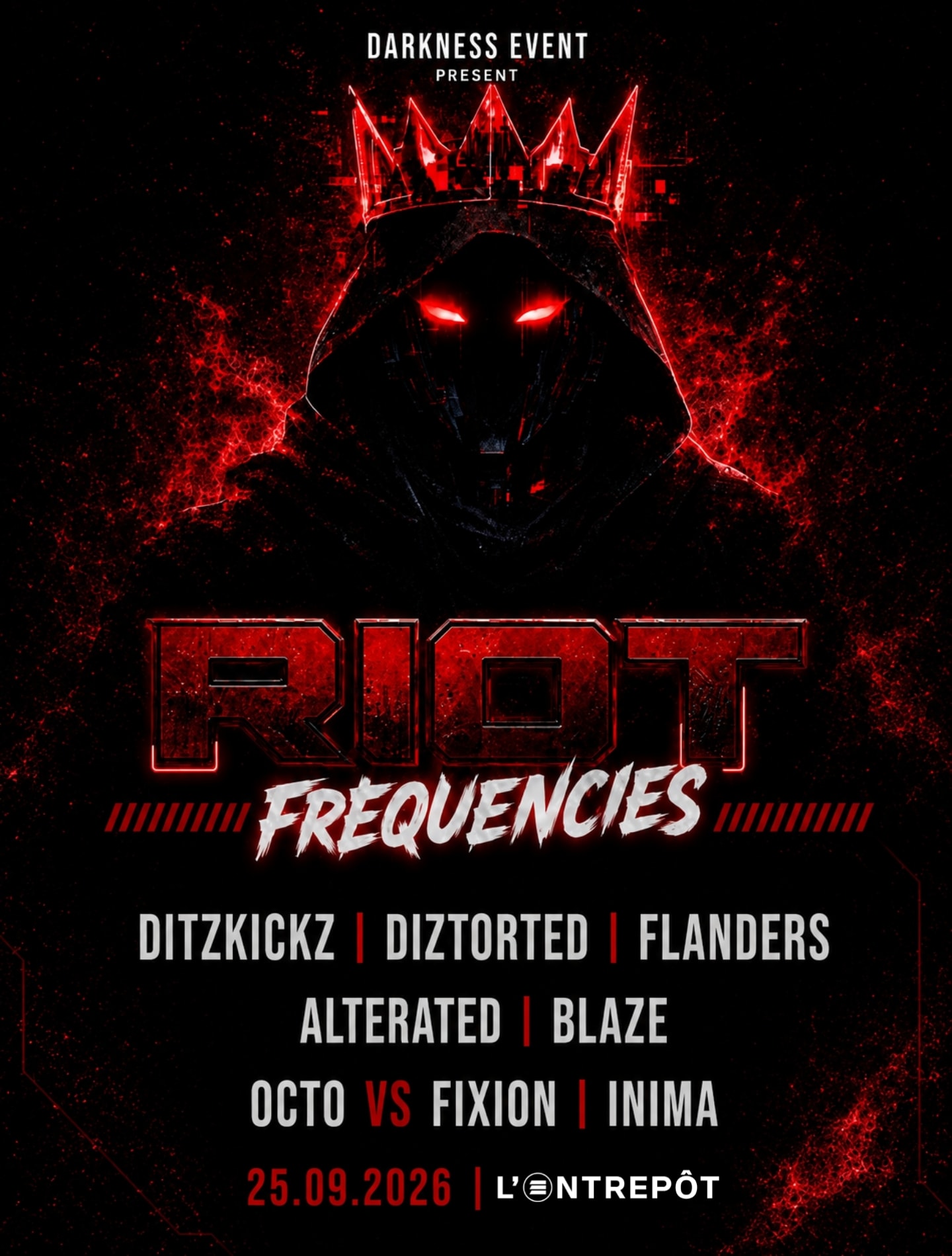 Riot Frequencies// Ditzkick/ Diztorted/ Flanders/ Alterated