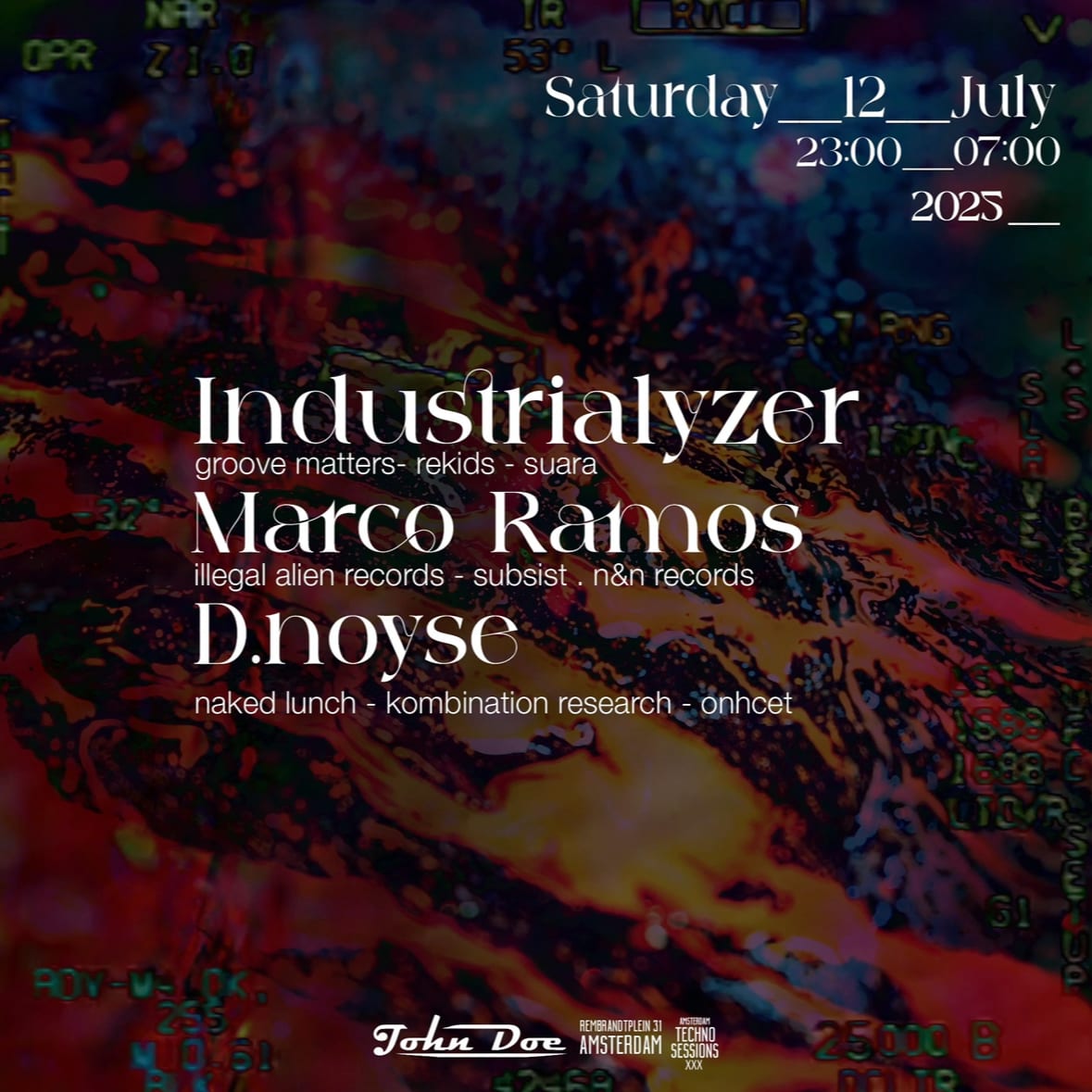 Amsterdam Techno Sessions W/ Industrialyzer (Rekids-Suara)
