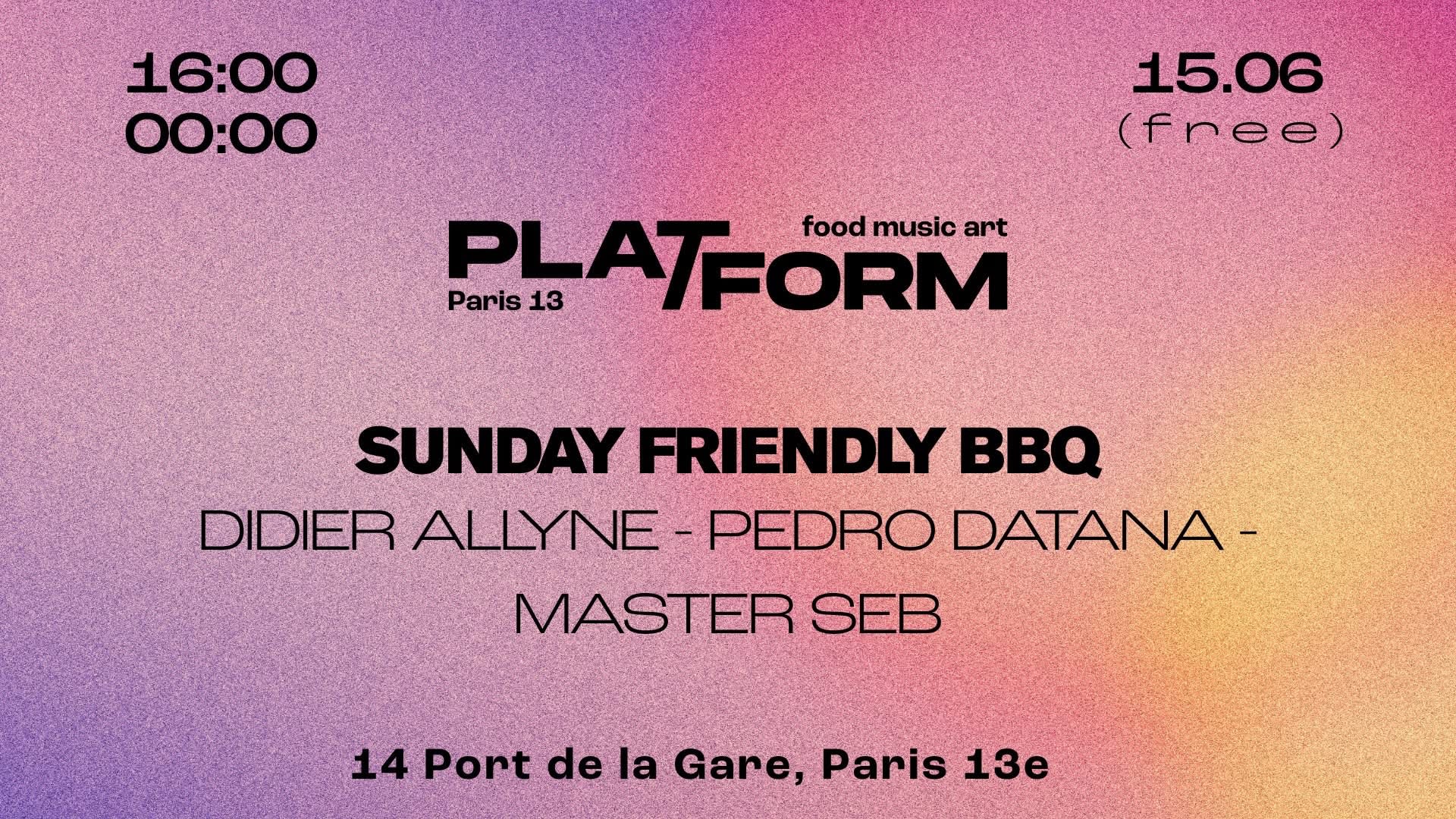 Sunday Friendly • Didier Allyne X Pedro Datana X Master Seb