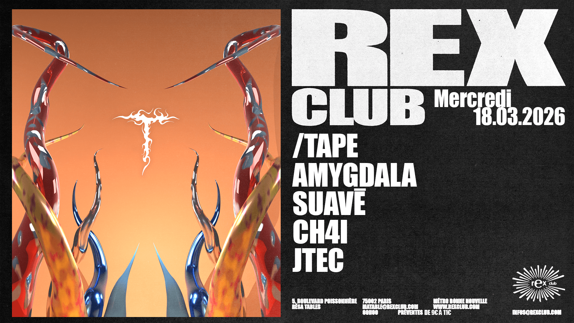 Tape: Amygdala, Suave, Ch4i, Jtec