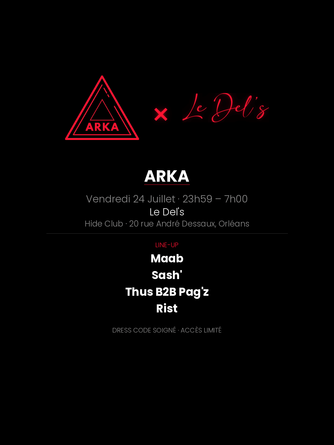 Arka X Le Del’S