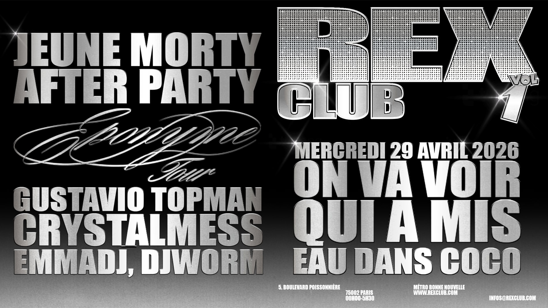 Jeune Morty After Party: Gustavio Topman, Crystalmess & More
