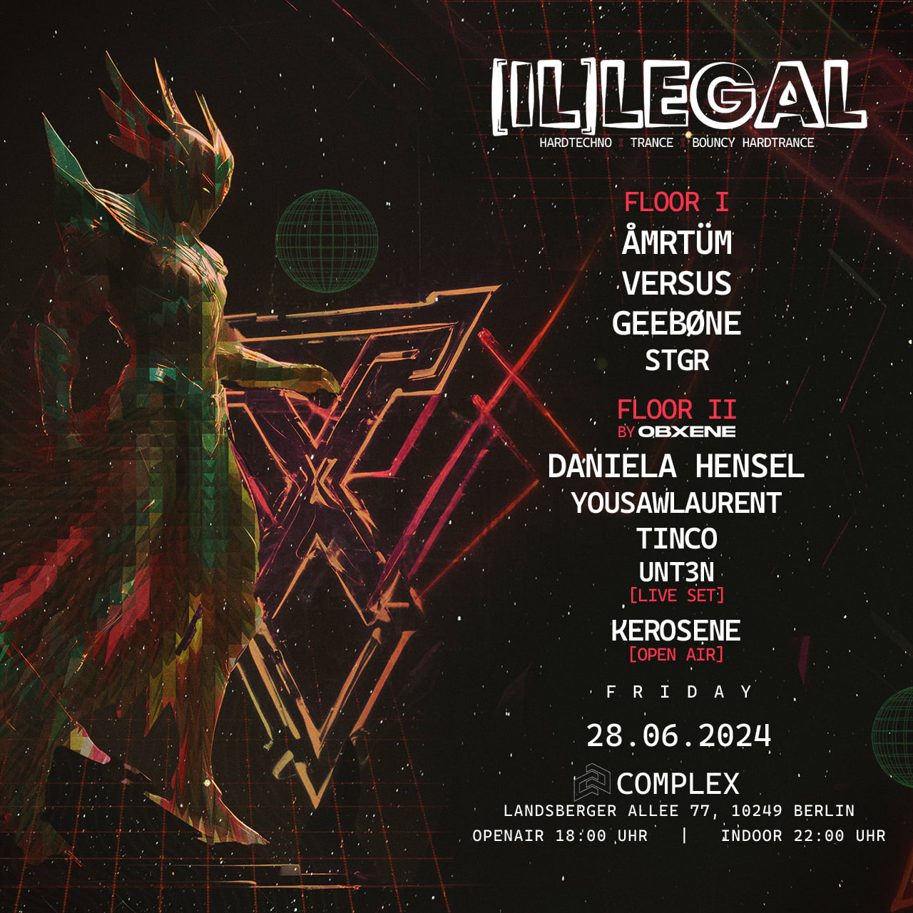[Il]Legal X Obxene With Amrtüm, Versus, Geebone, Stgr & More
