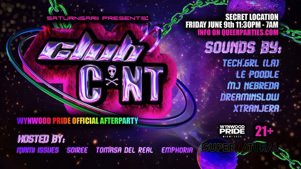 Club C*Nt - Wynwood Pride Afterparty