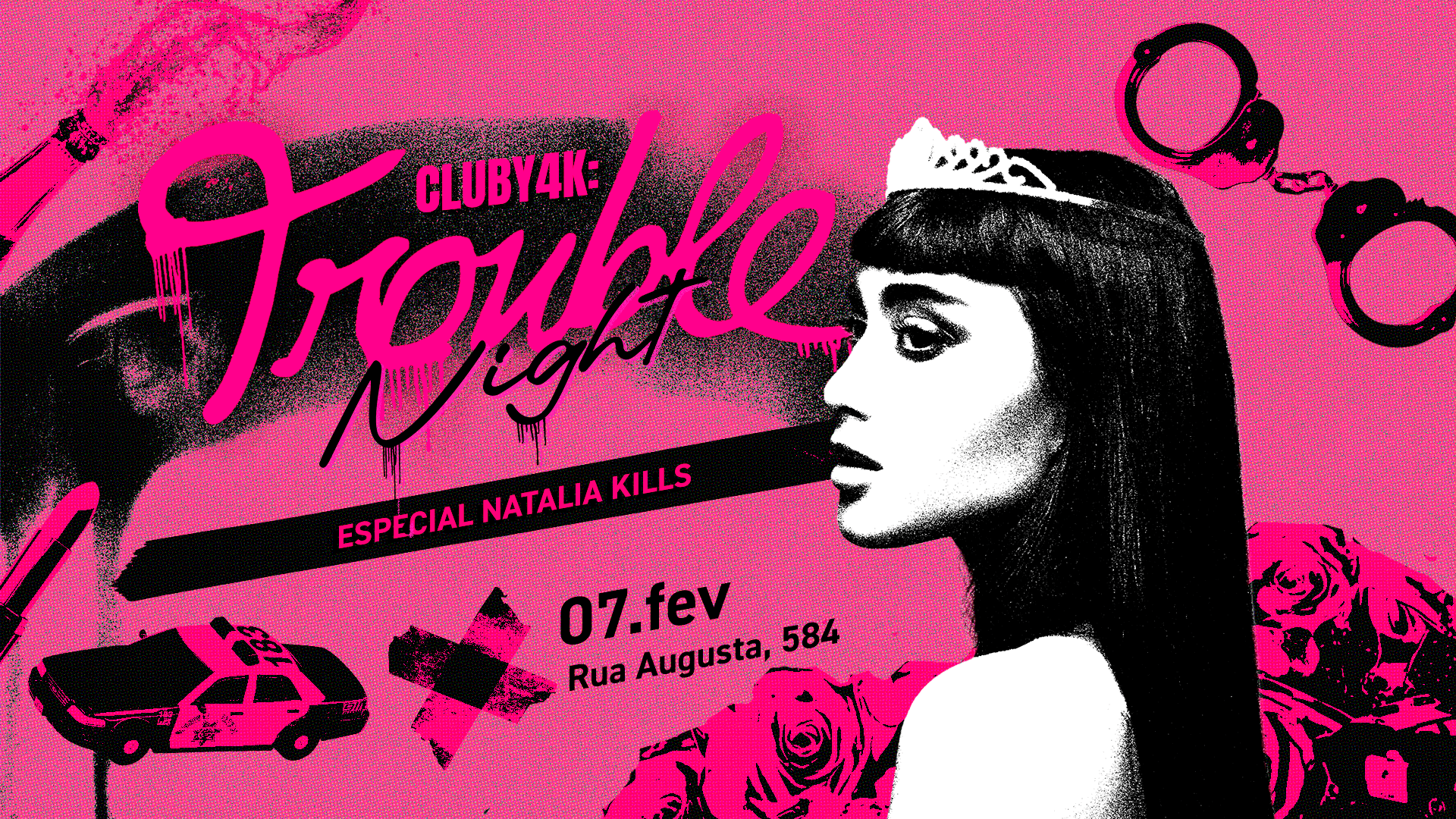 Cluby4k: Trouble Night - Especial Natalia Kills