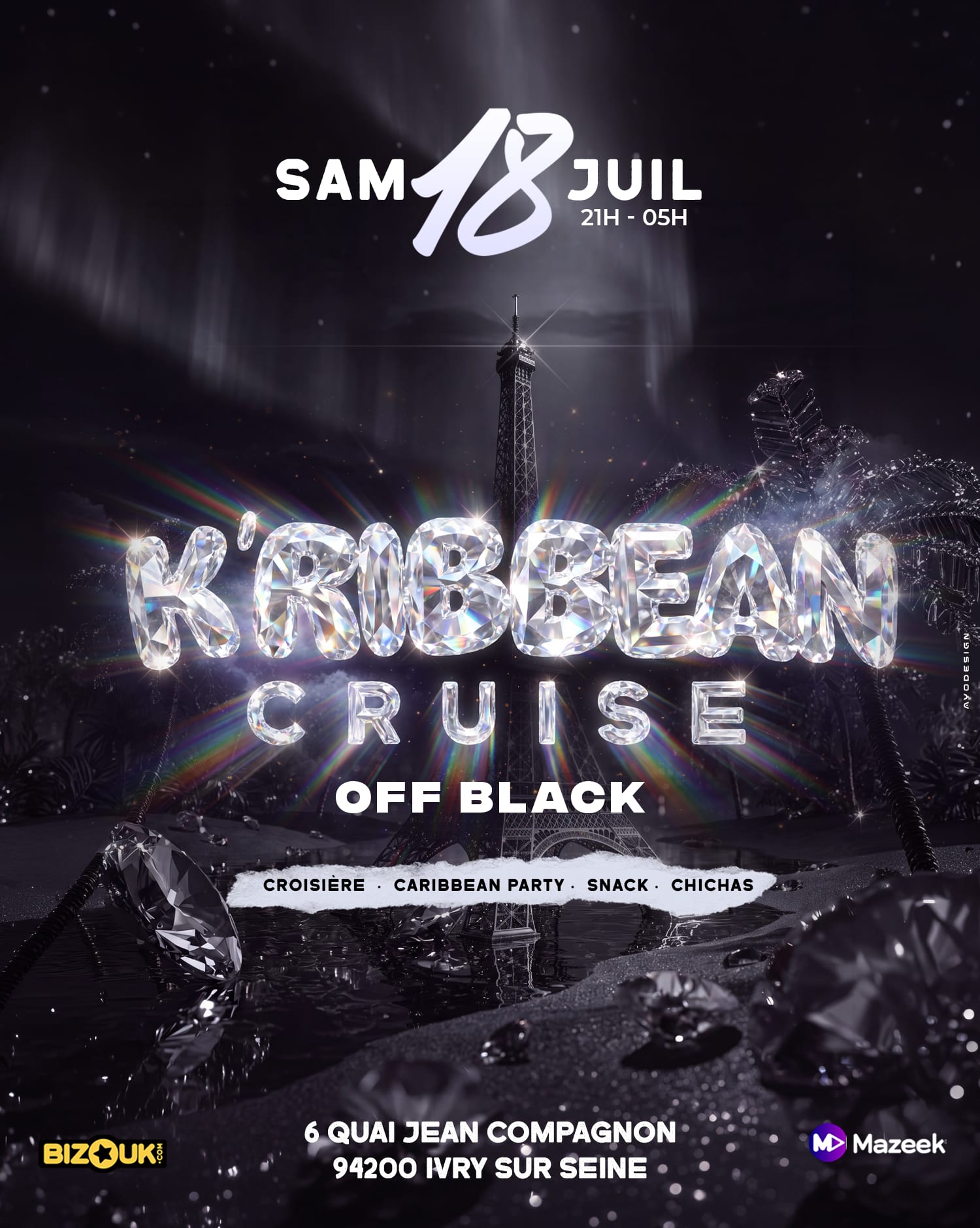 K’Ribbean Cruise | Croisière| Rooftop| Terrasse