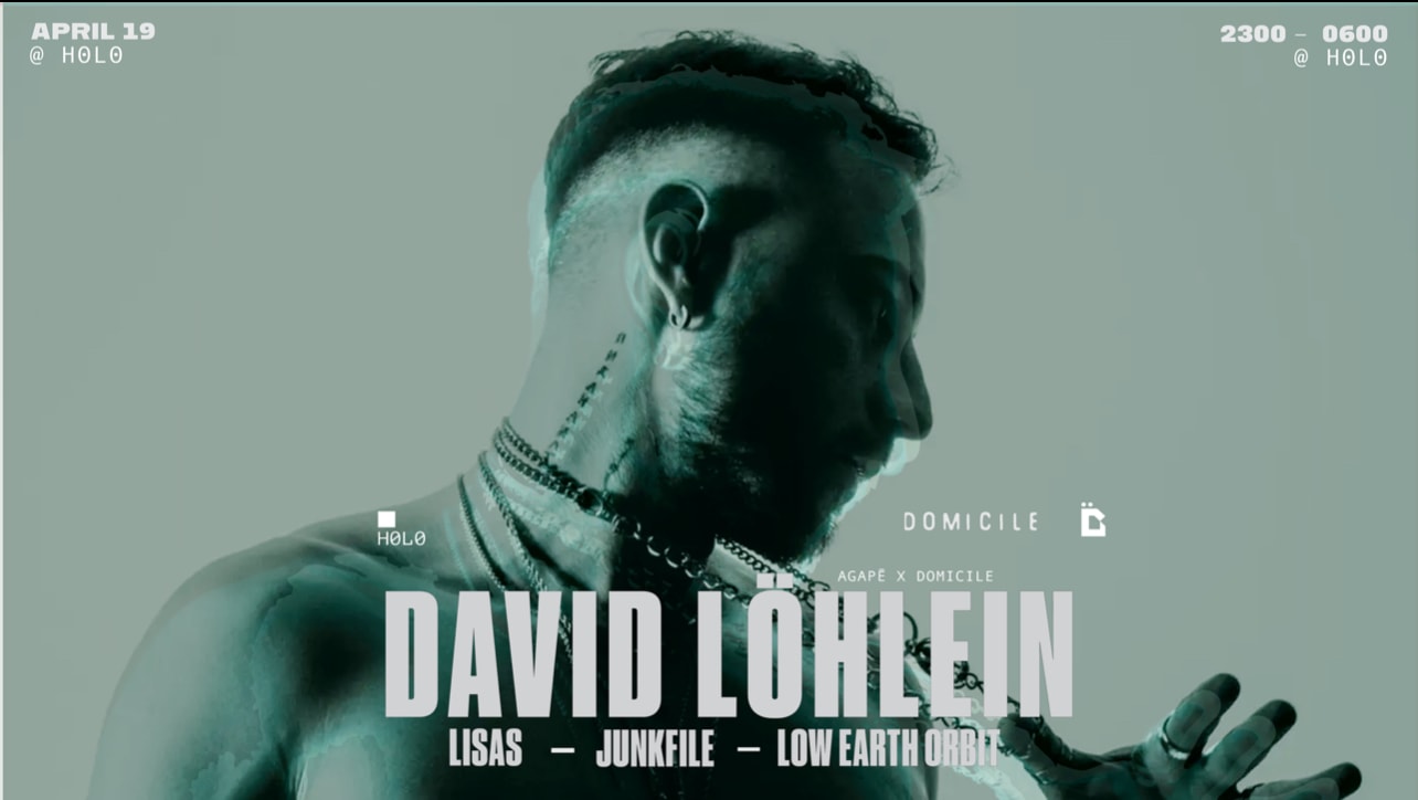 Agape X Domicile Present: David Löhlein (Nyc Debut)