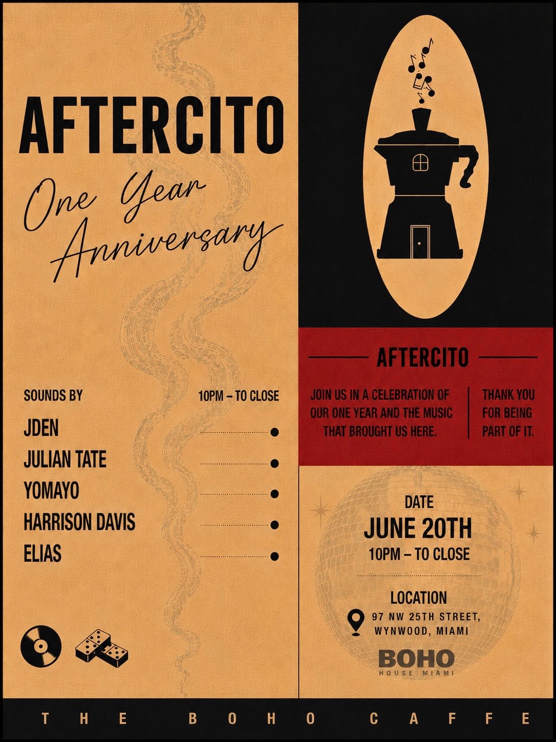 Aftercito One Year Anniversary