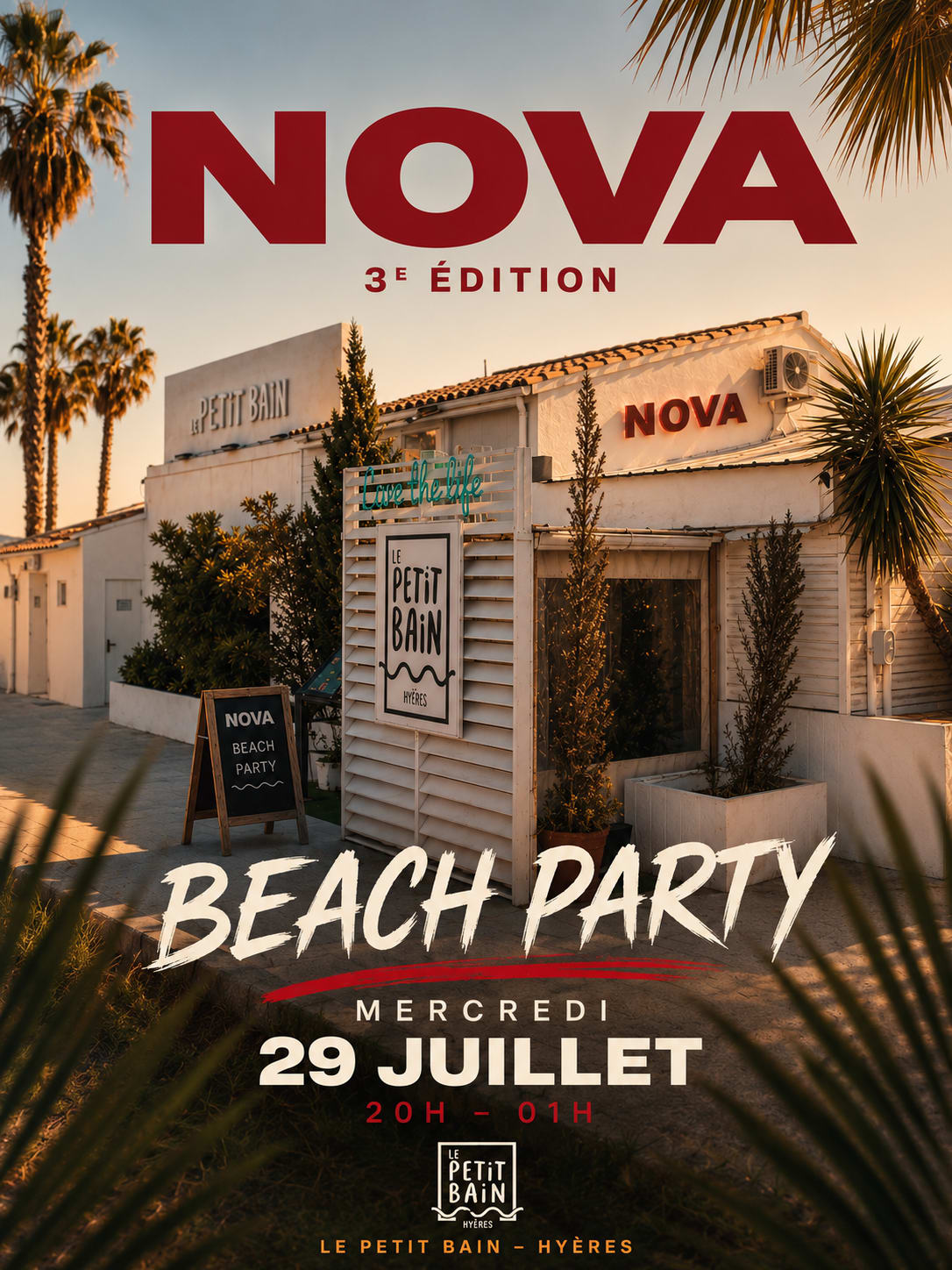 Nova - Le Petit Bain - Beach Party