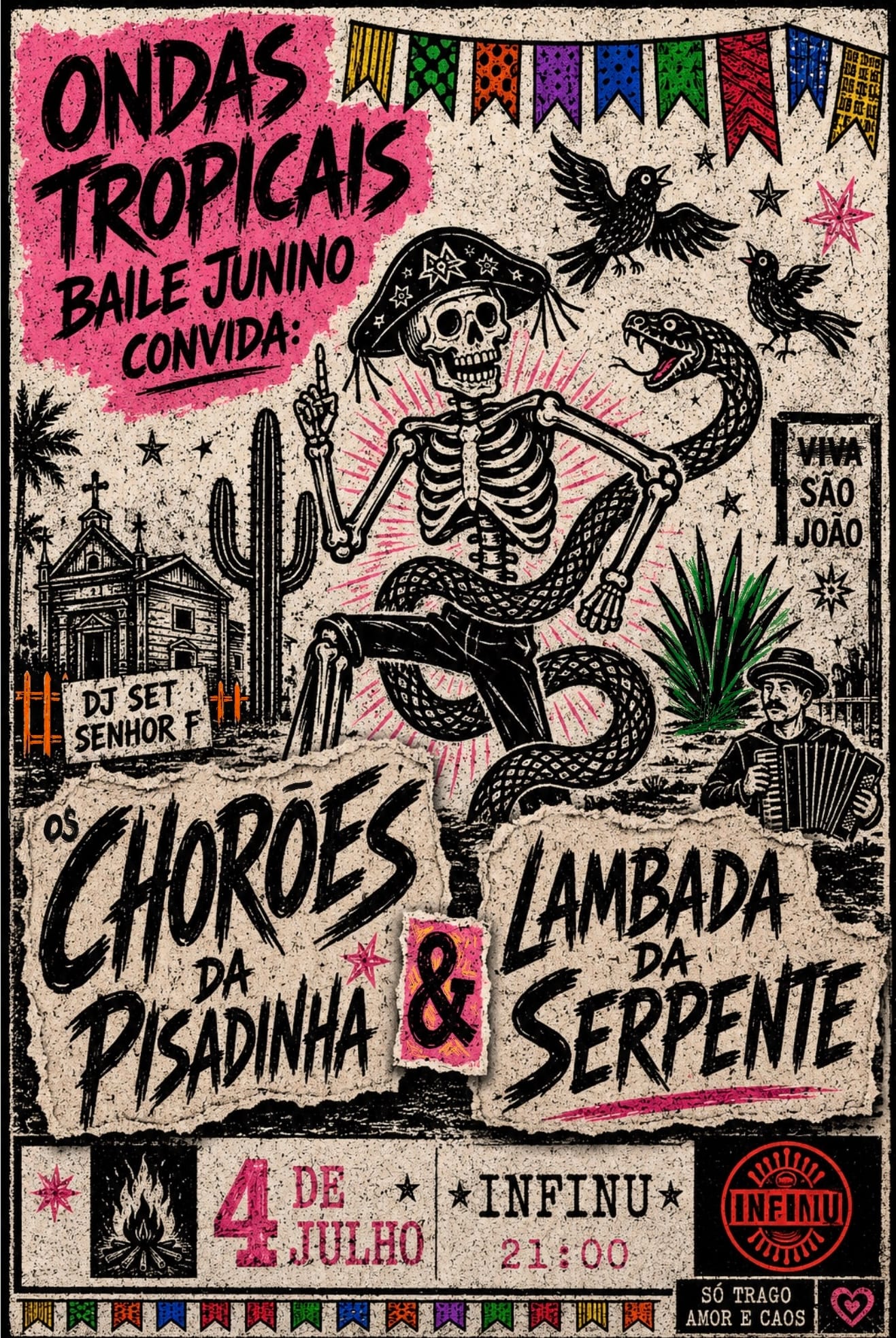 Ondas Tropicais Convida Chorões Da Pisadinha + Lambada Serp.