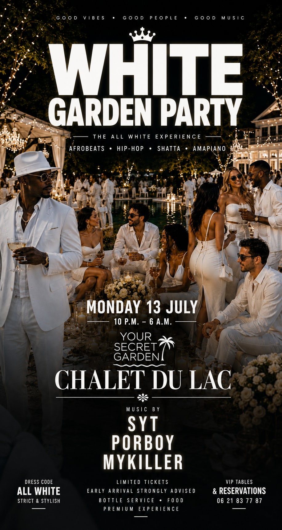 White Garden Party: Afrobeats, Hip-Hop, Shatta