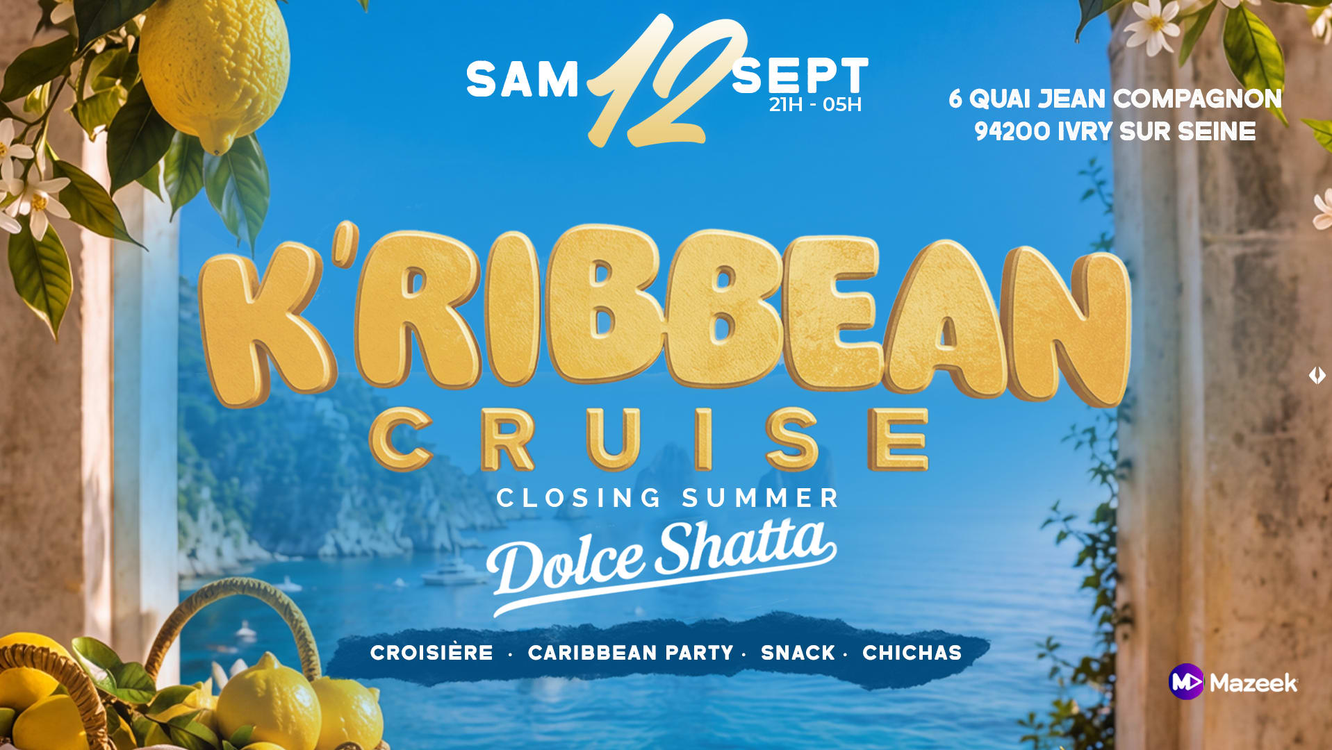 K’Ribbean Cruise | Croisière| Rooftop| Terrasse
