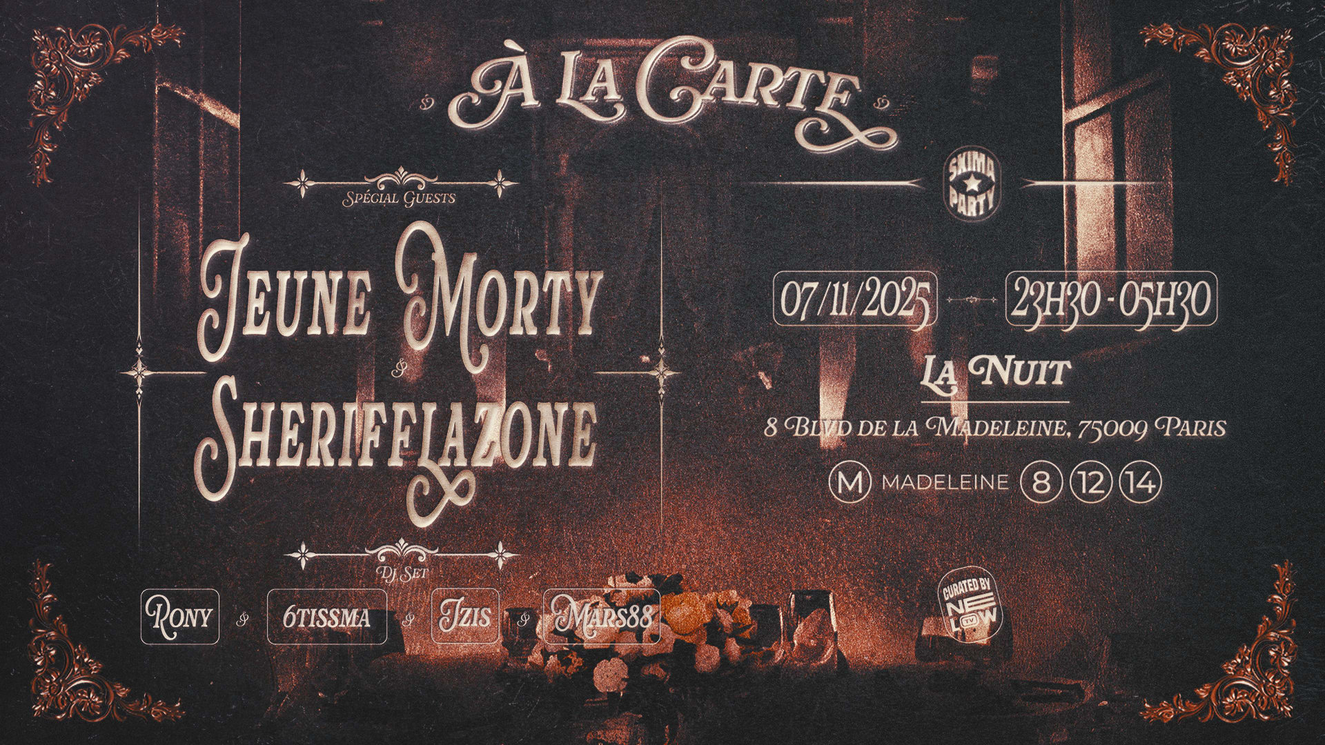 Jeune Morty, Sherifflazone & 63og @La Nuit (For Skima Party)