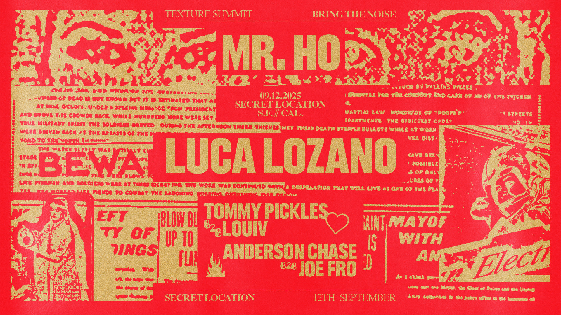 Texture Summit Pres. Luca Lozano, Mr. Ho & Tommy Pickles