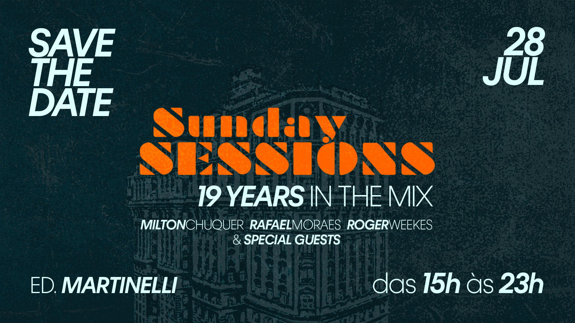Sunday Sessions 19 Anos | Ed. Martinelli