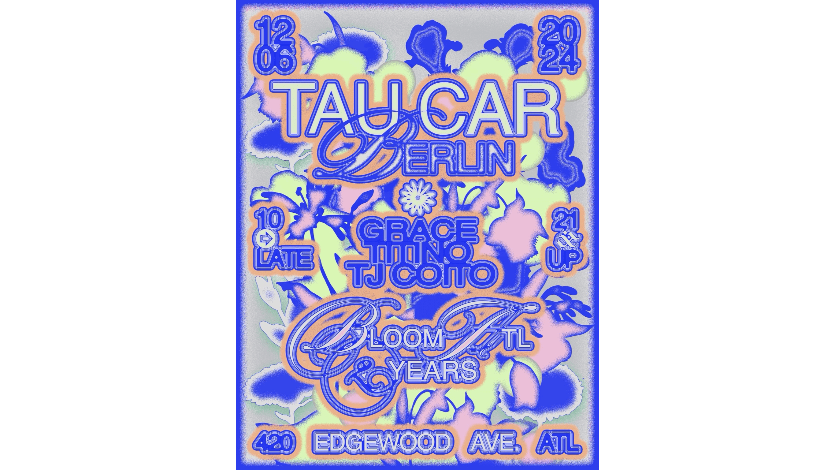 Bloom 2 Year Anniversary W/ Tau Car (Berlin)