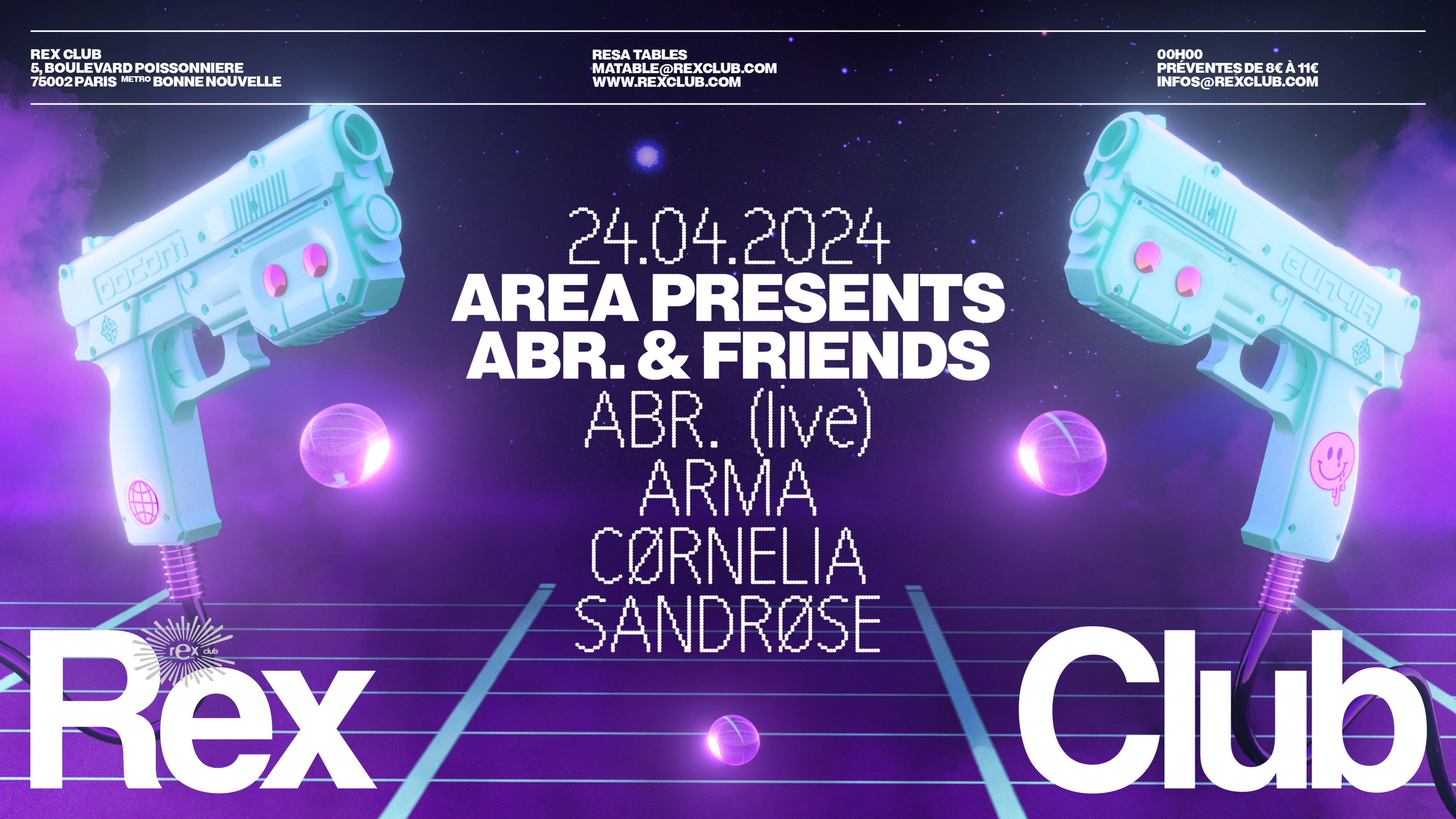 Area Presents: Abr. & Friends W/ Abr. (Live), Arma & More