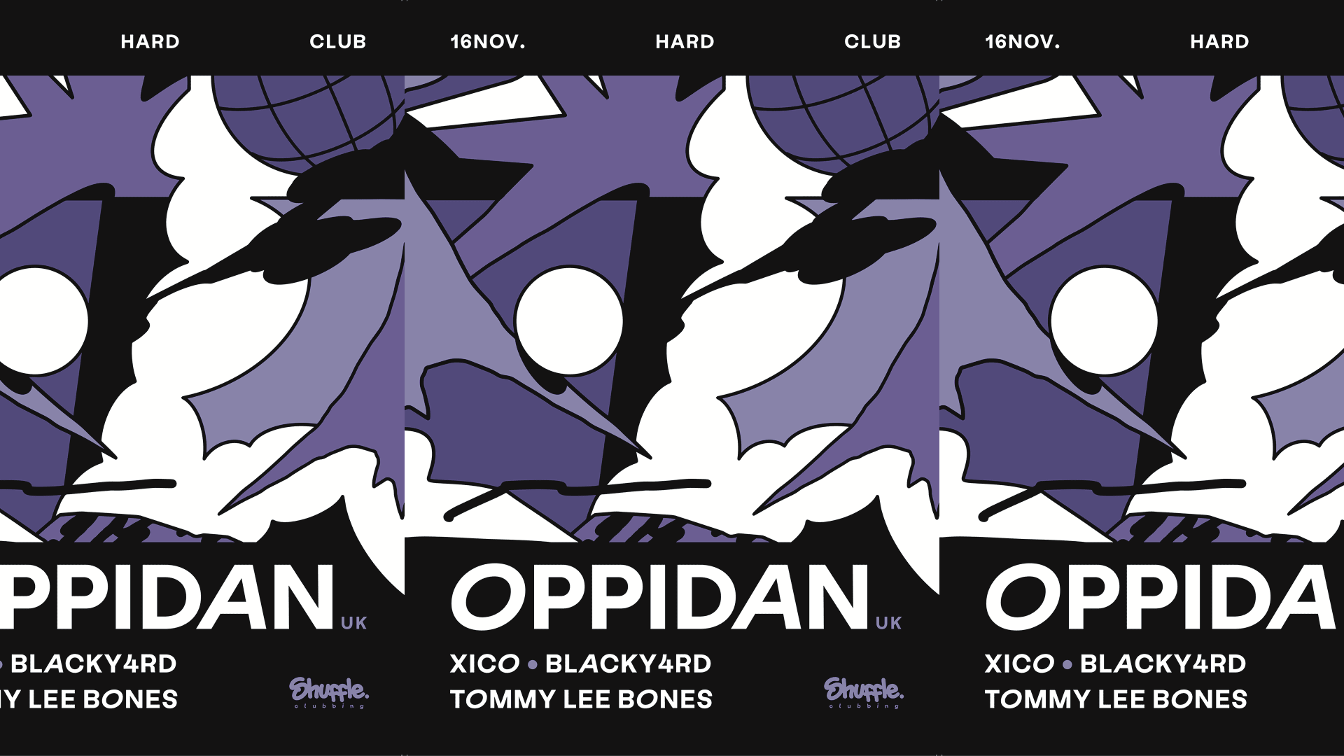 Shuffle Clubbing - Oppidan, Xico, Blacky4rd, Tommy Lee Bones