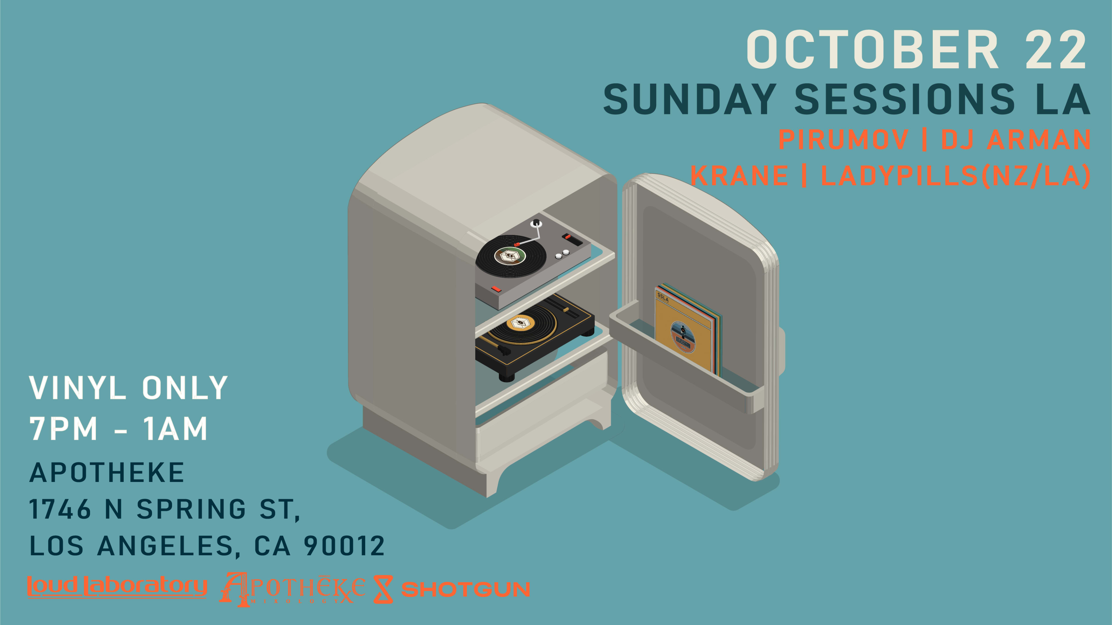 Sunday Sessions La (Vinyl Only) 10/22/23