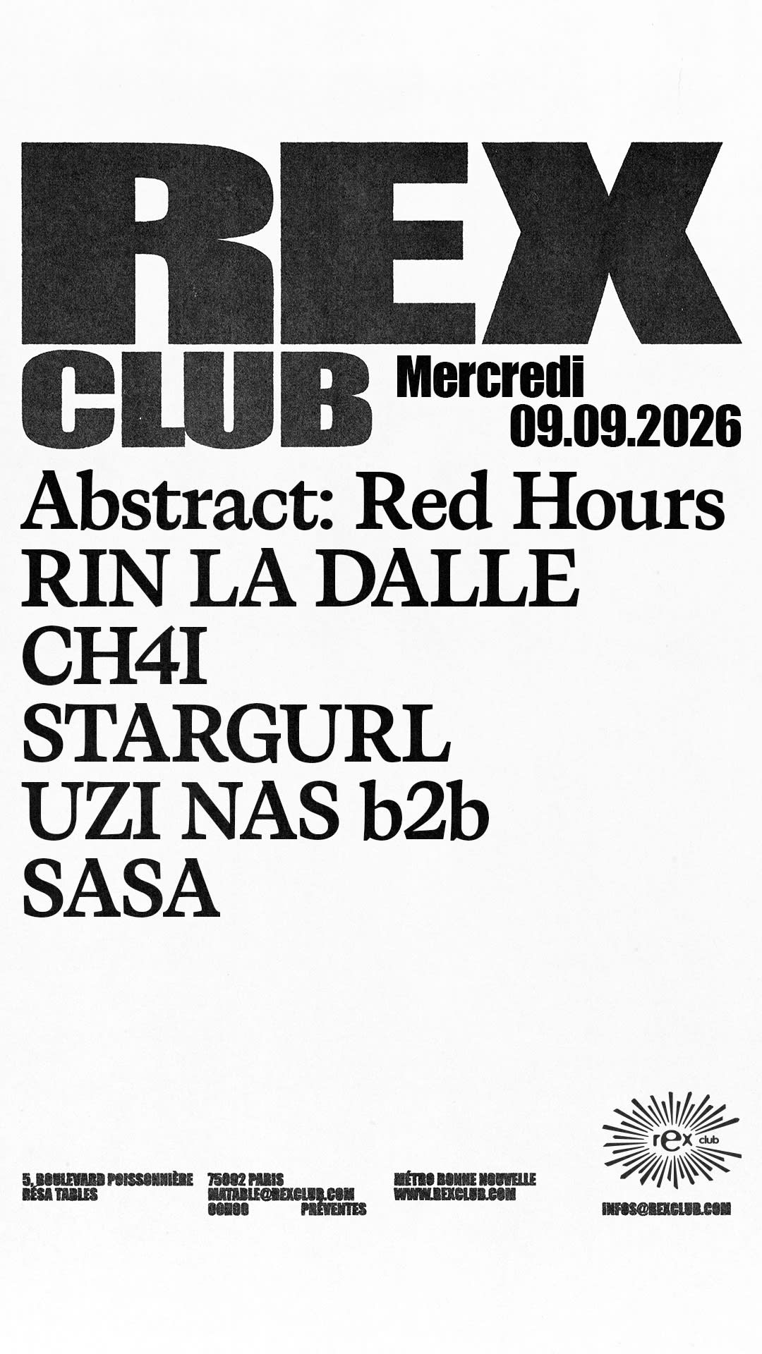 Red Hours :  Rin La Dalle, Ch4i, Stargurl, Uzi Nas B2b Sasa
