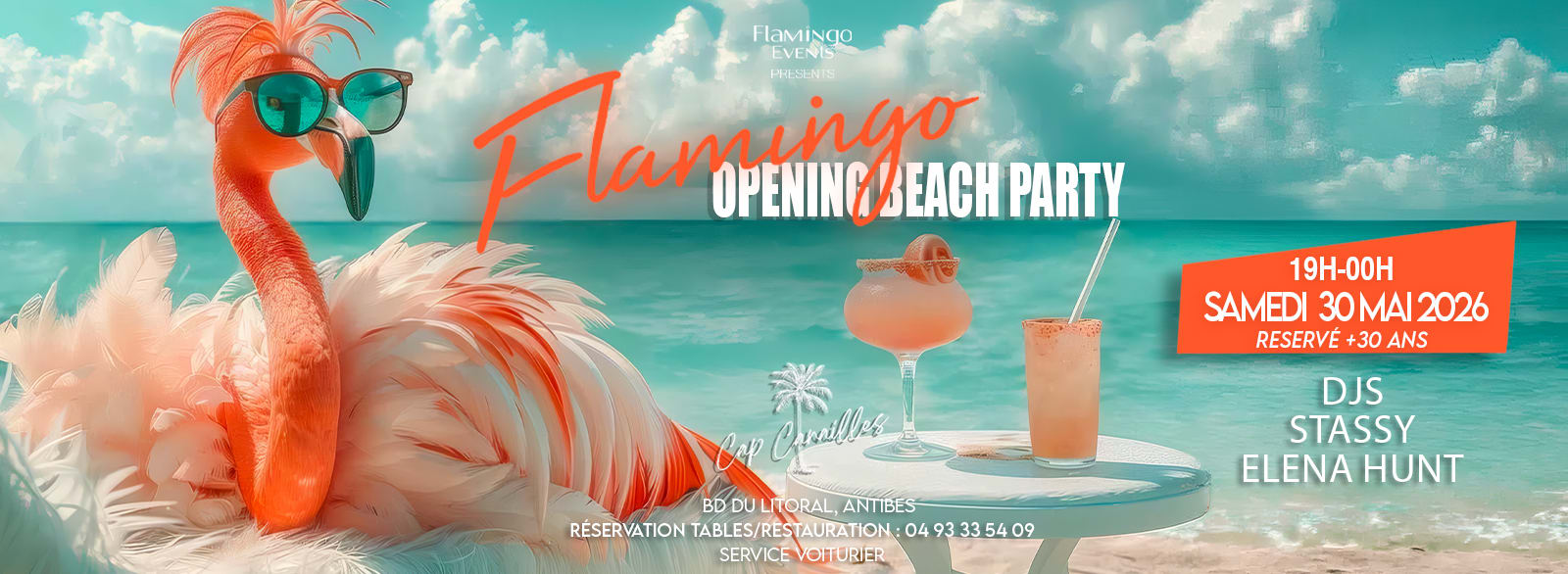 Flamingo Opening Beach Party !