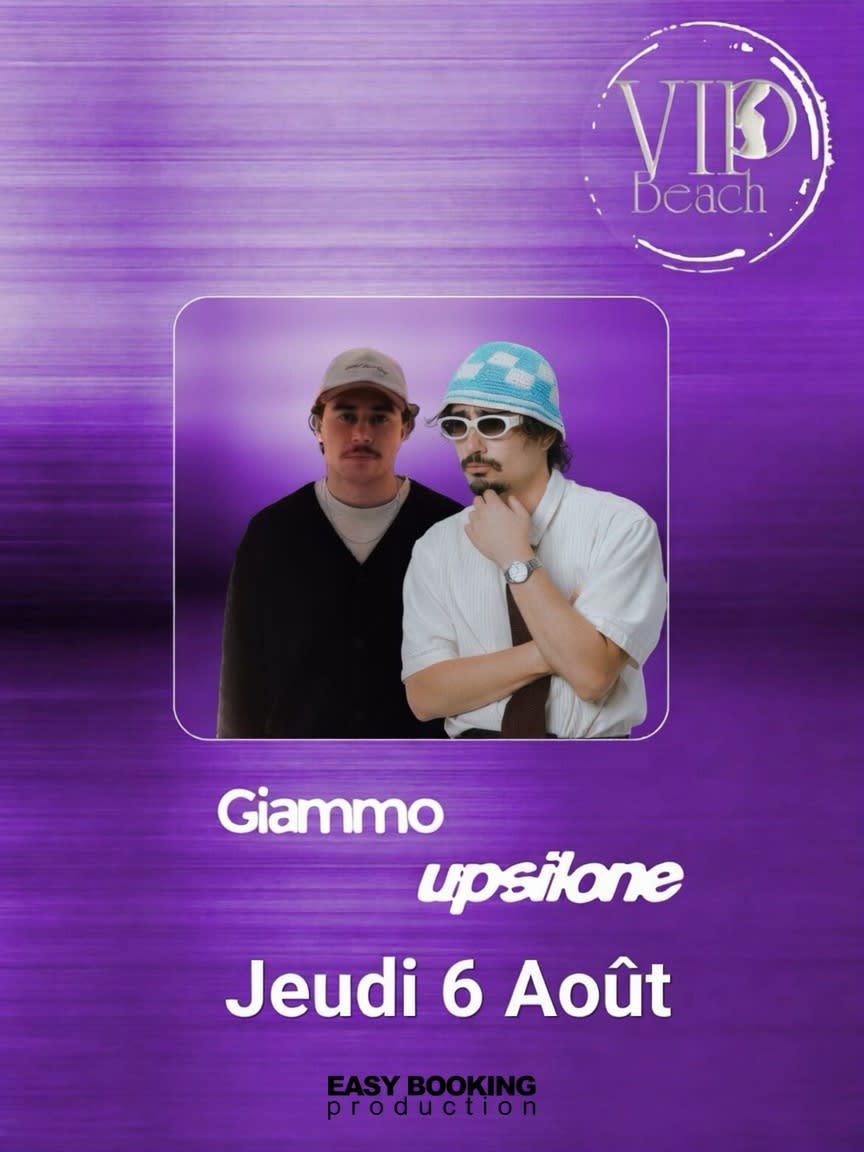Dj Upsilone & Giammo • Vip Beach • 06 Aout