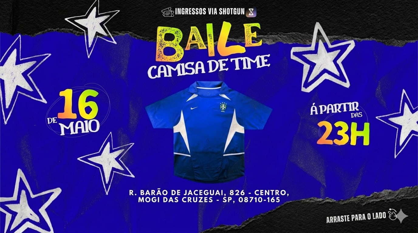 Baile Camisa De Time Edição Mogi