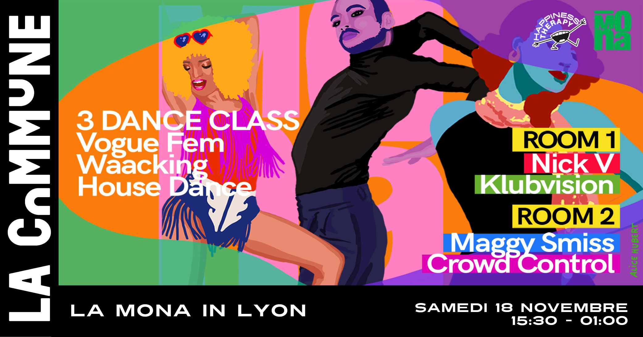 La Mona In Lyon X Happiness Therapy - Dance Classes