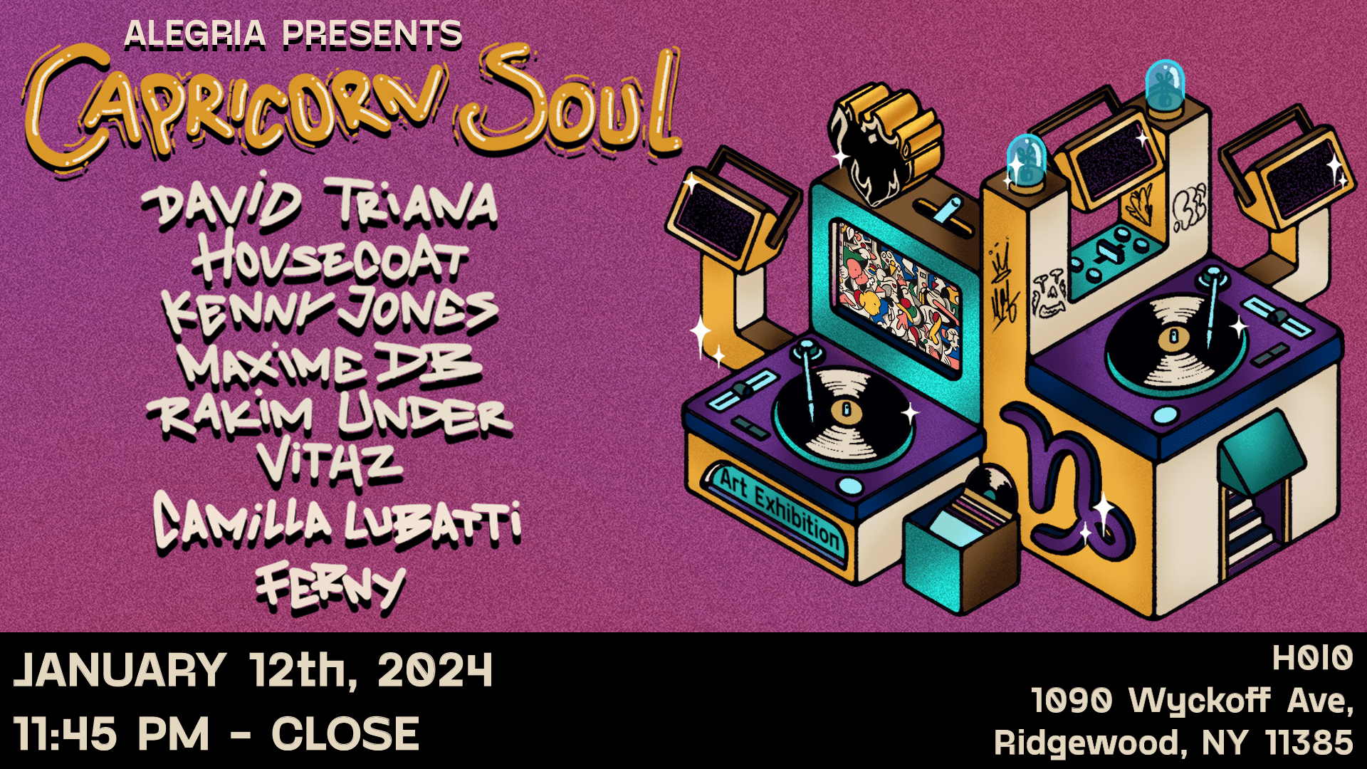 Alegria Presents Capricorn Soul In Nyc