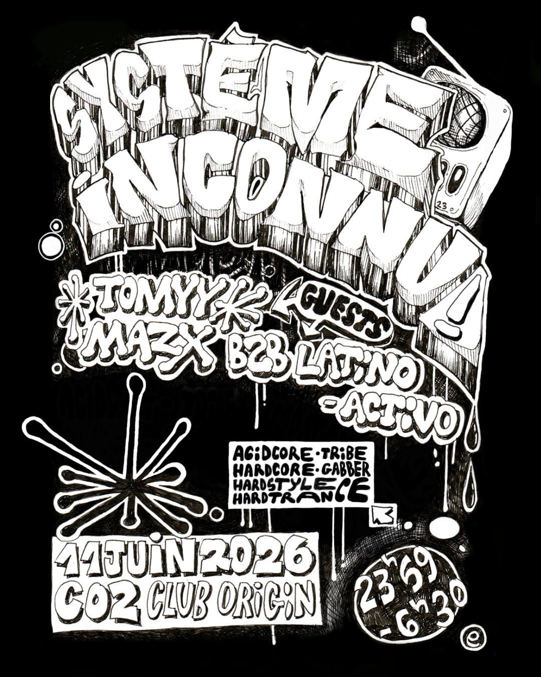 Système Inconnu Party X Co2 Club Origin