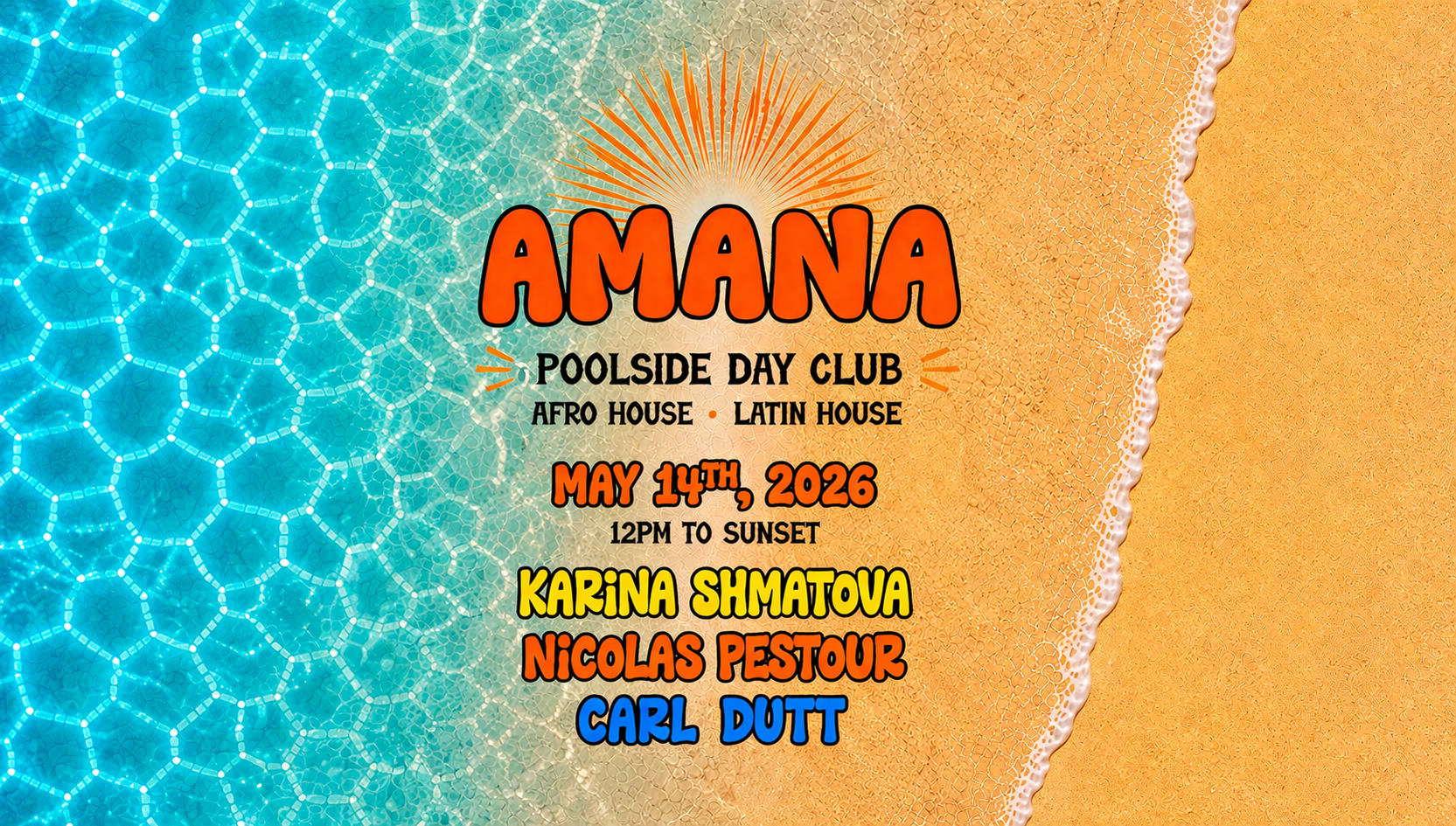 Amana X Le Lagon Mandelieu - Pool Day - 14.05 (Jour Férié)