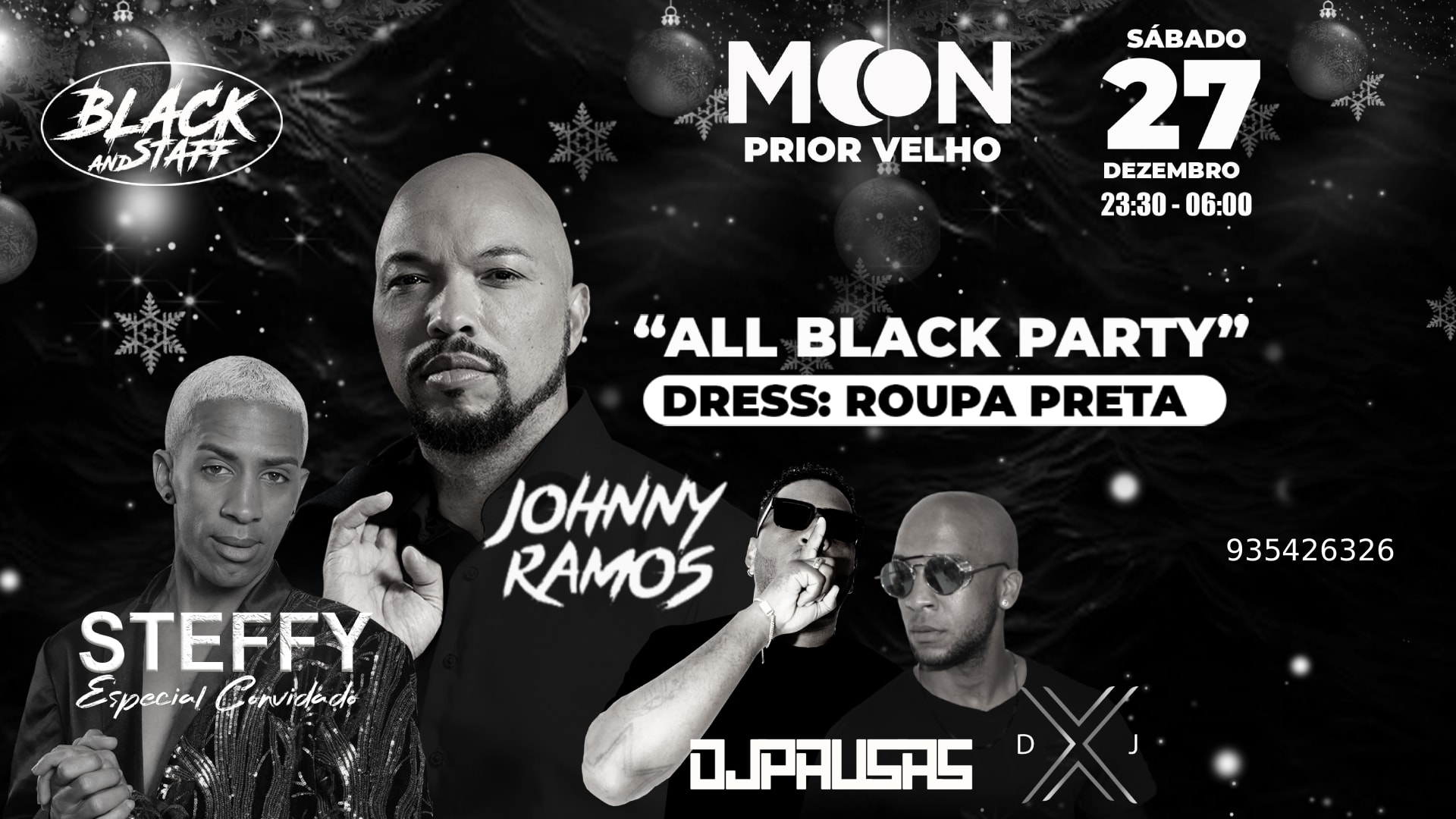 27/Dez Lisboa Johnny Ramos | All Black Party
