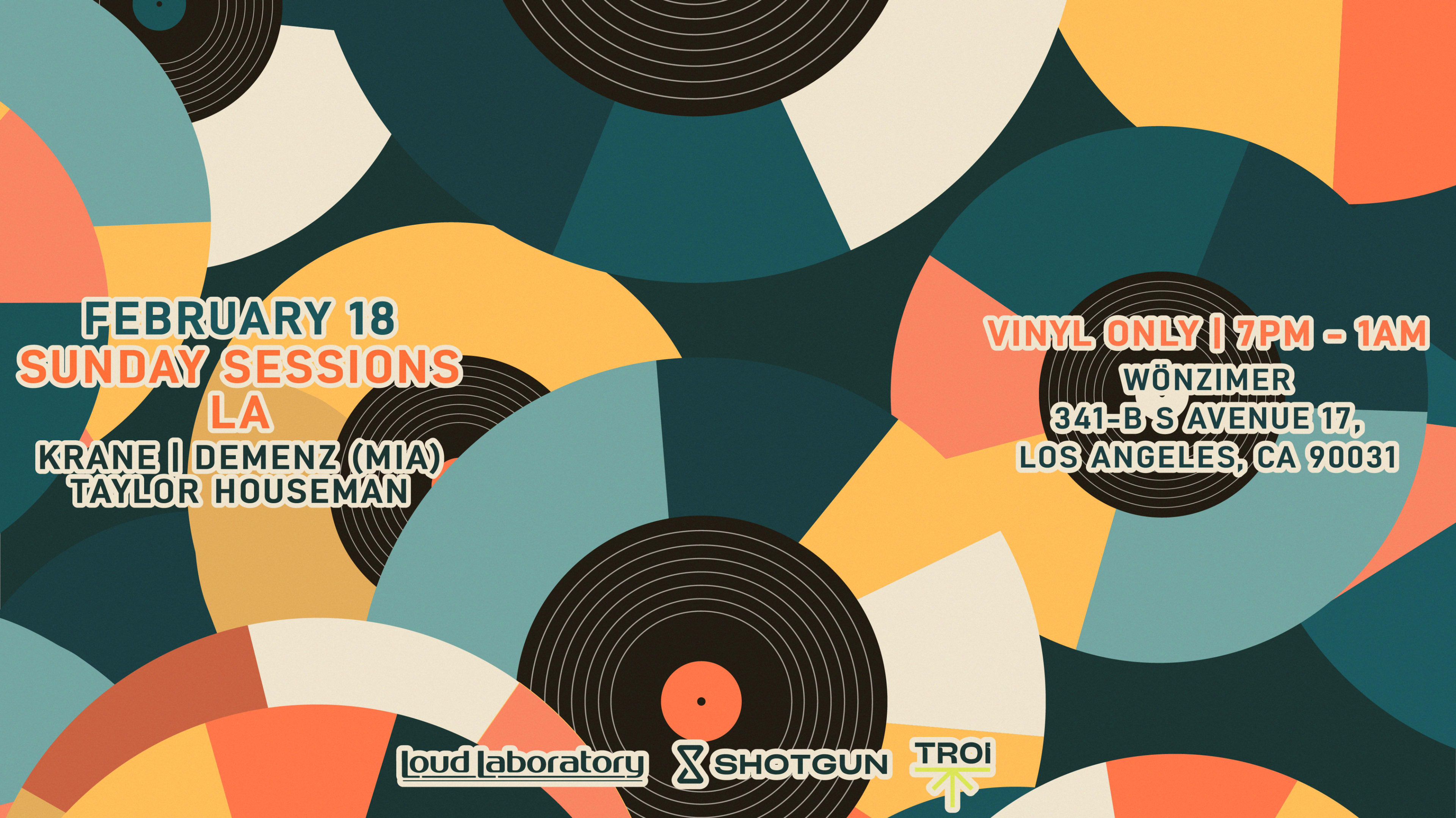 Sunday Sessions La (Vinyl Only) 02/18/24