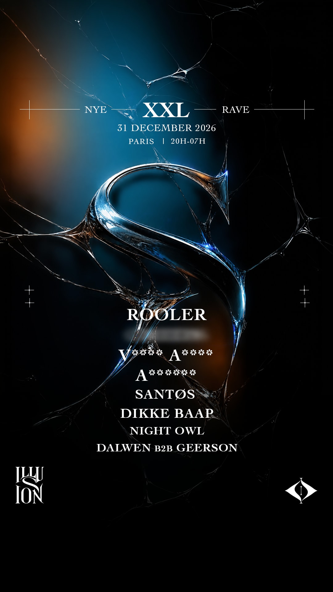 Illusion Nye Xxl Rave :  Rooler Santos Dikke Baap....