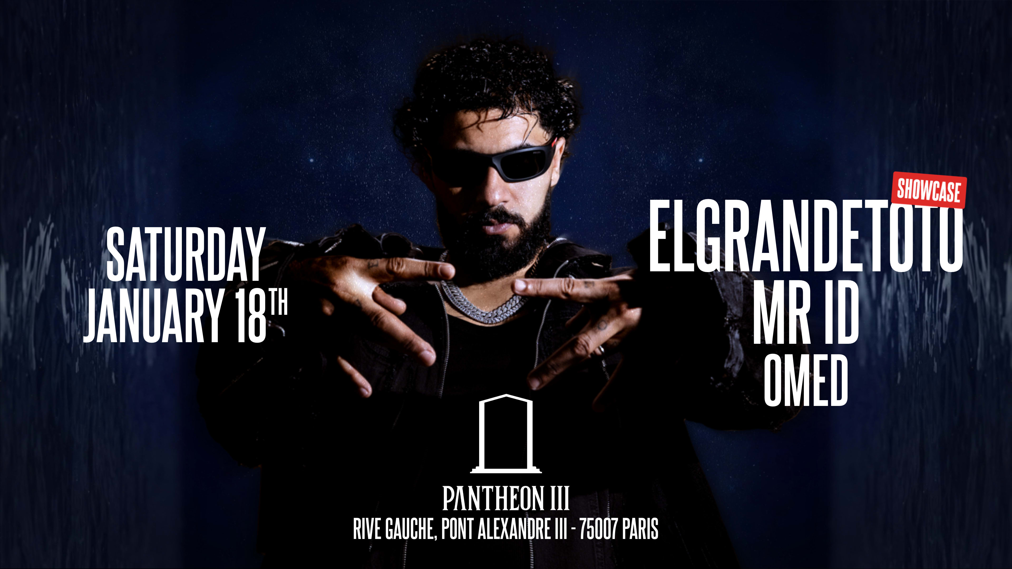 Pantheon Presents : El Grande Toto - 18/01